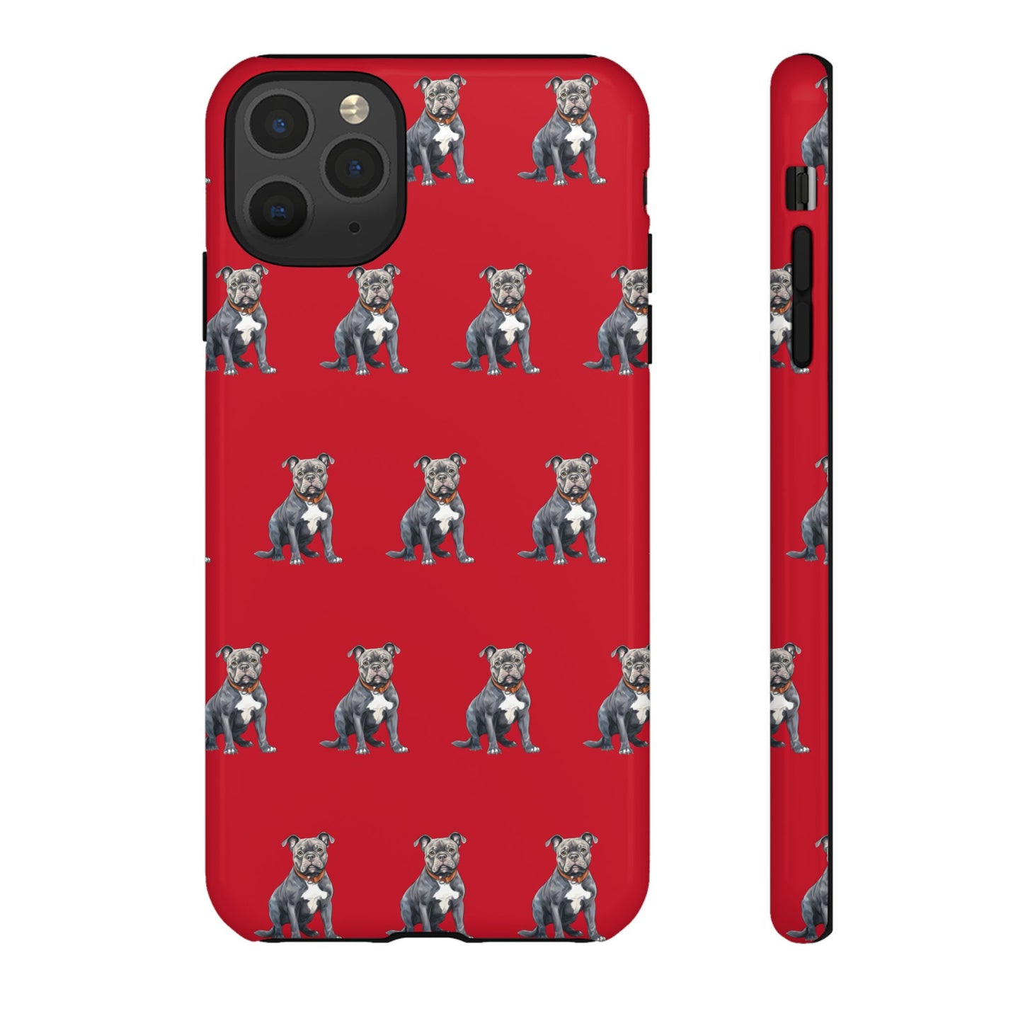 Pitbull Phone Case Red