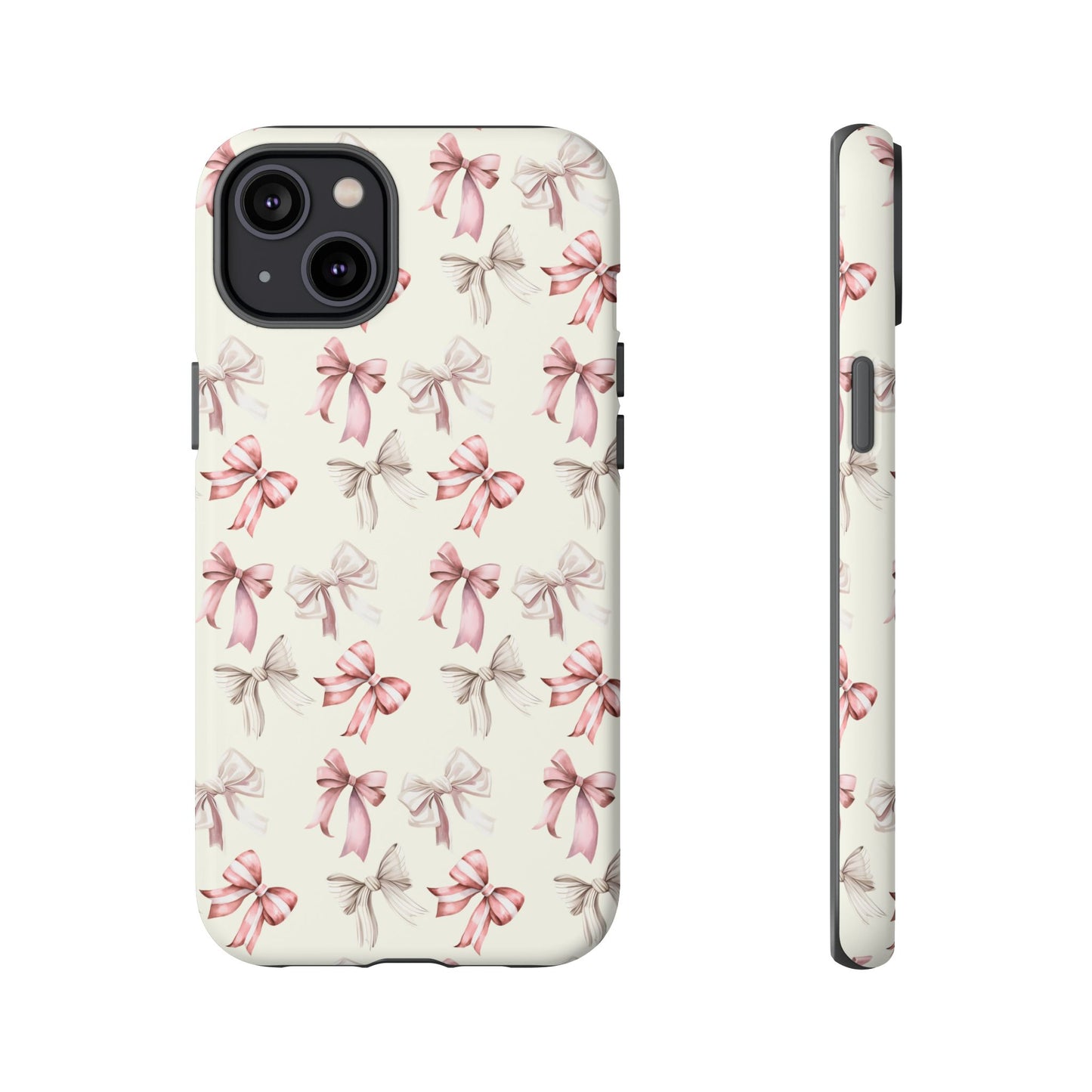 Bow Phone Case Cream