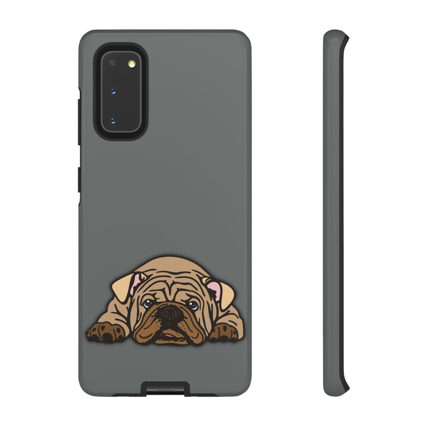 Bulldog Phone Case Gray