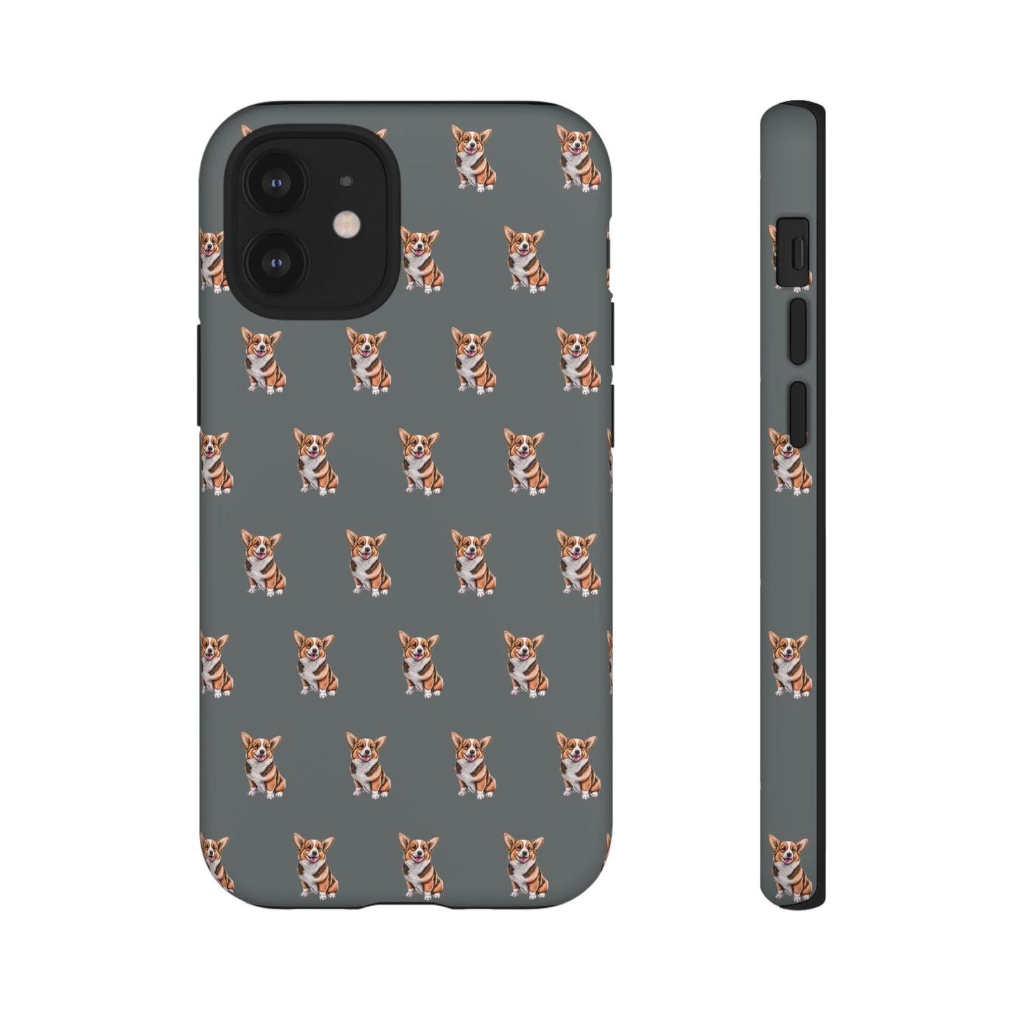 Corgi Phone Case Gray