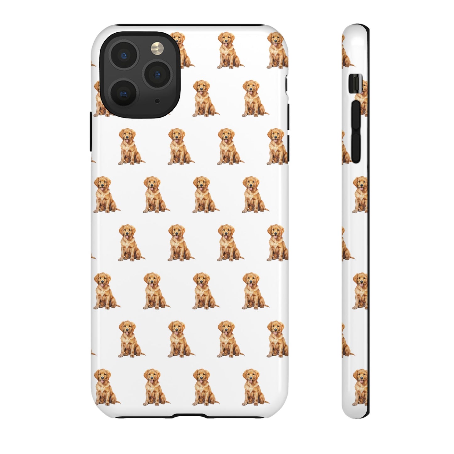 Golden Retriever Phone Case White