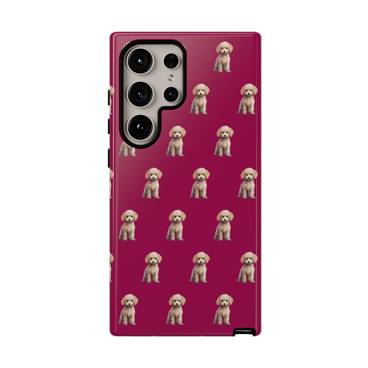 Poodle Phone Case Berry