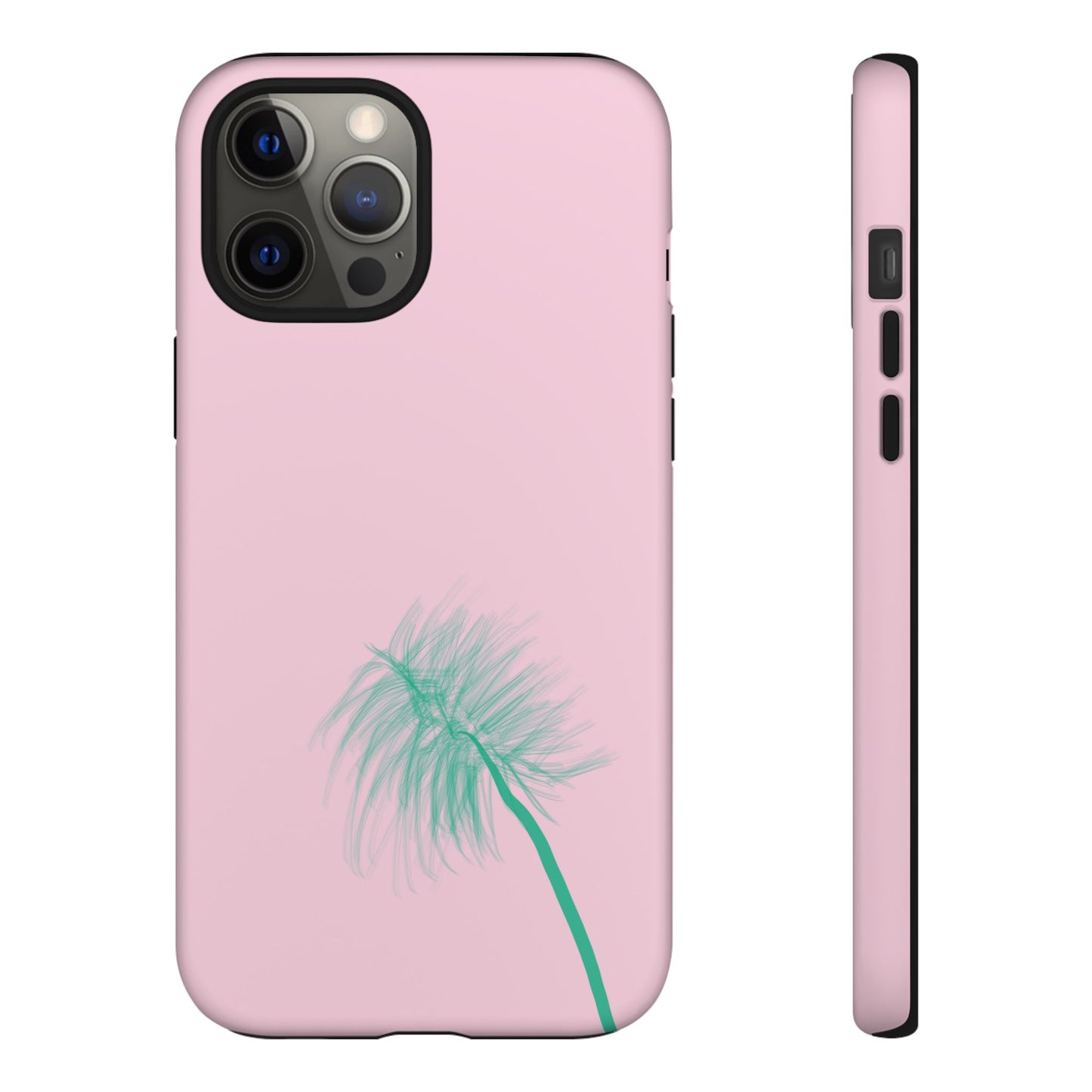 Dandelion Blowball Phone Case Pink