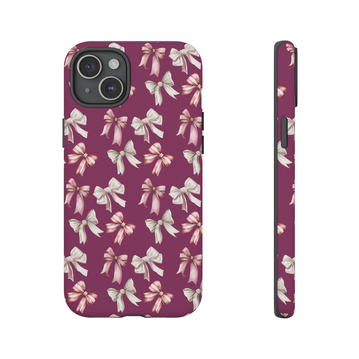 Bow Phone Case Berry