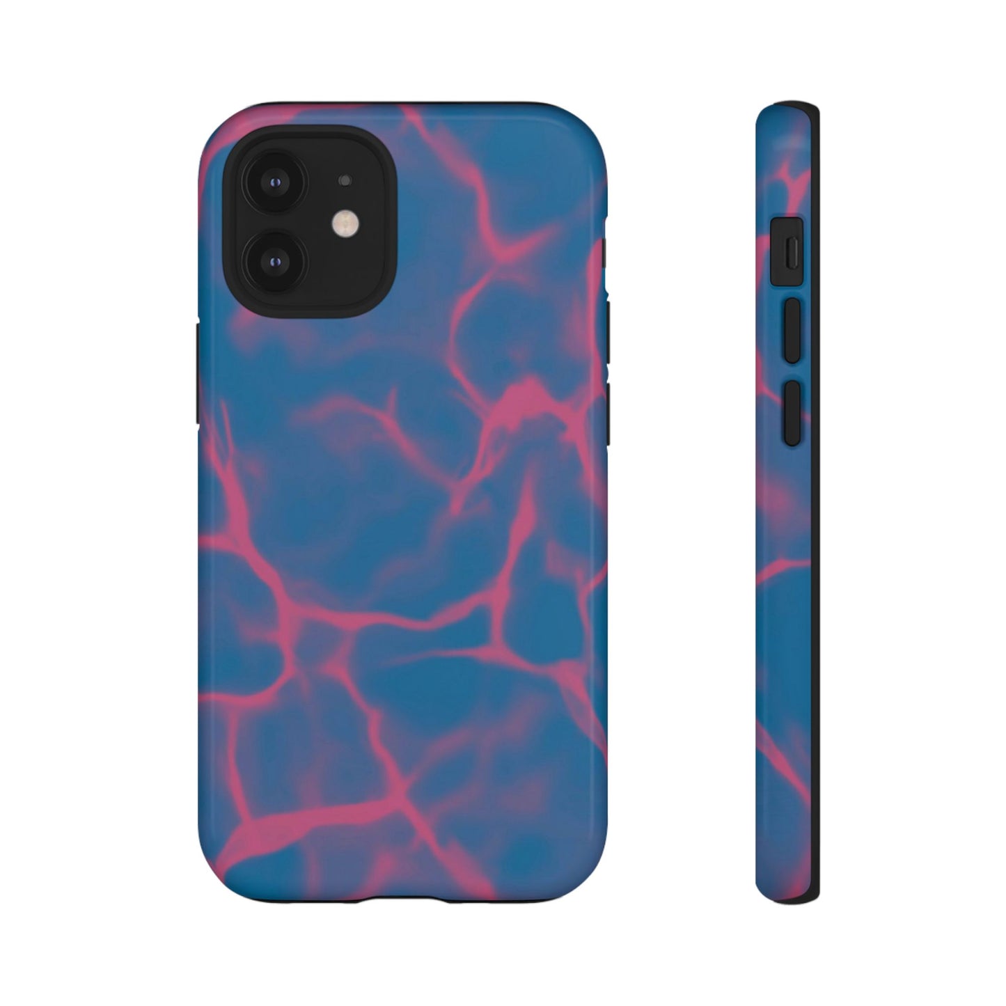 Marble Phone Case Blue Pink