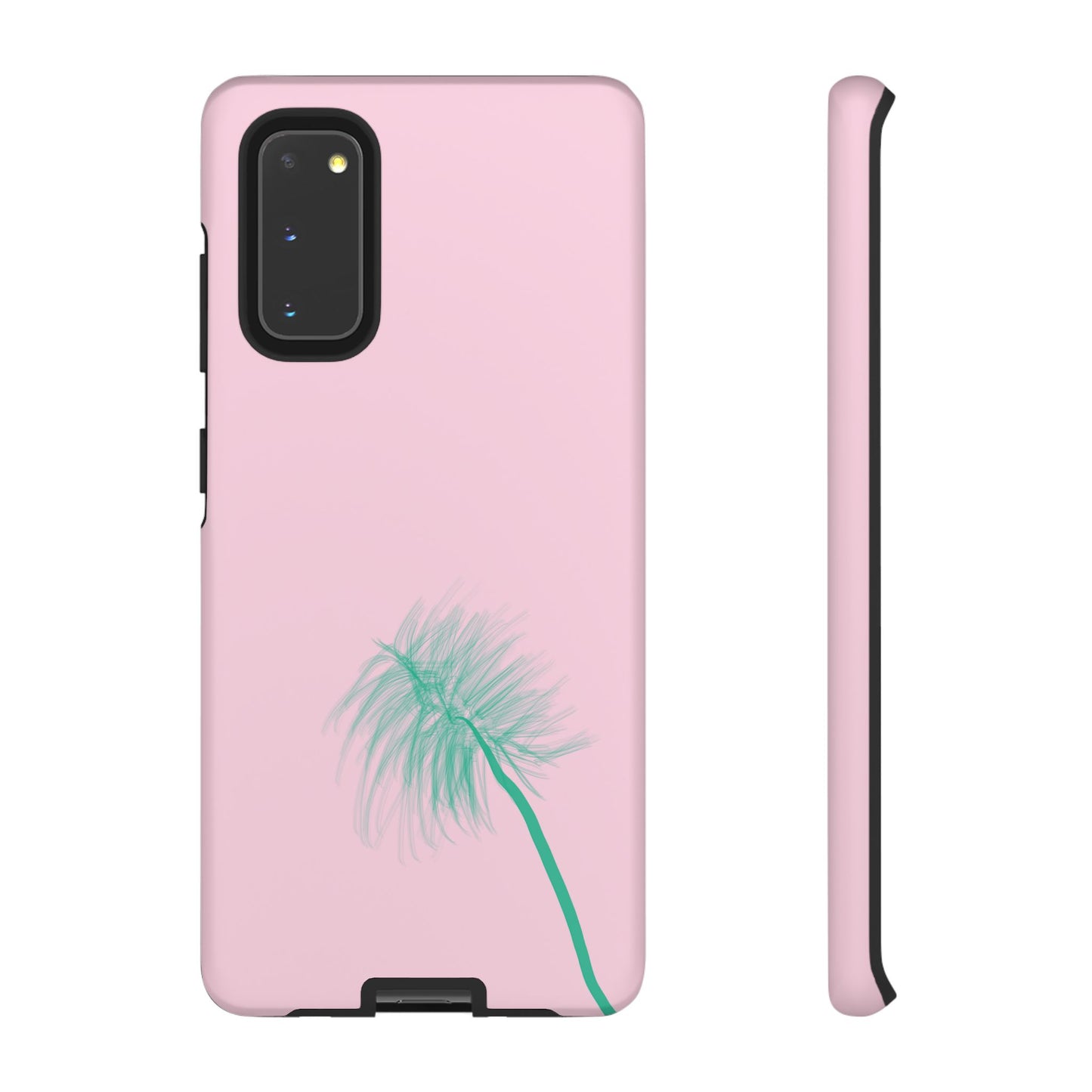 Dandelion Blowball Phone Case Pink