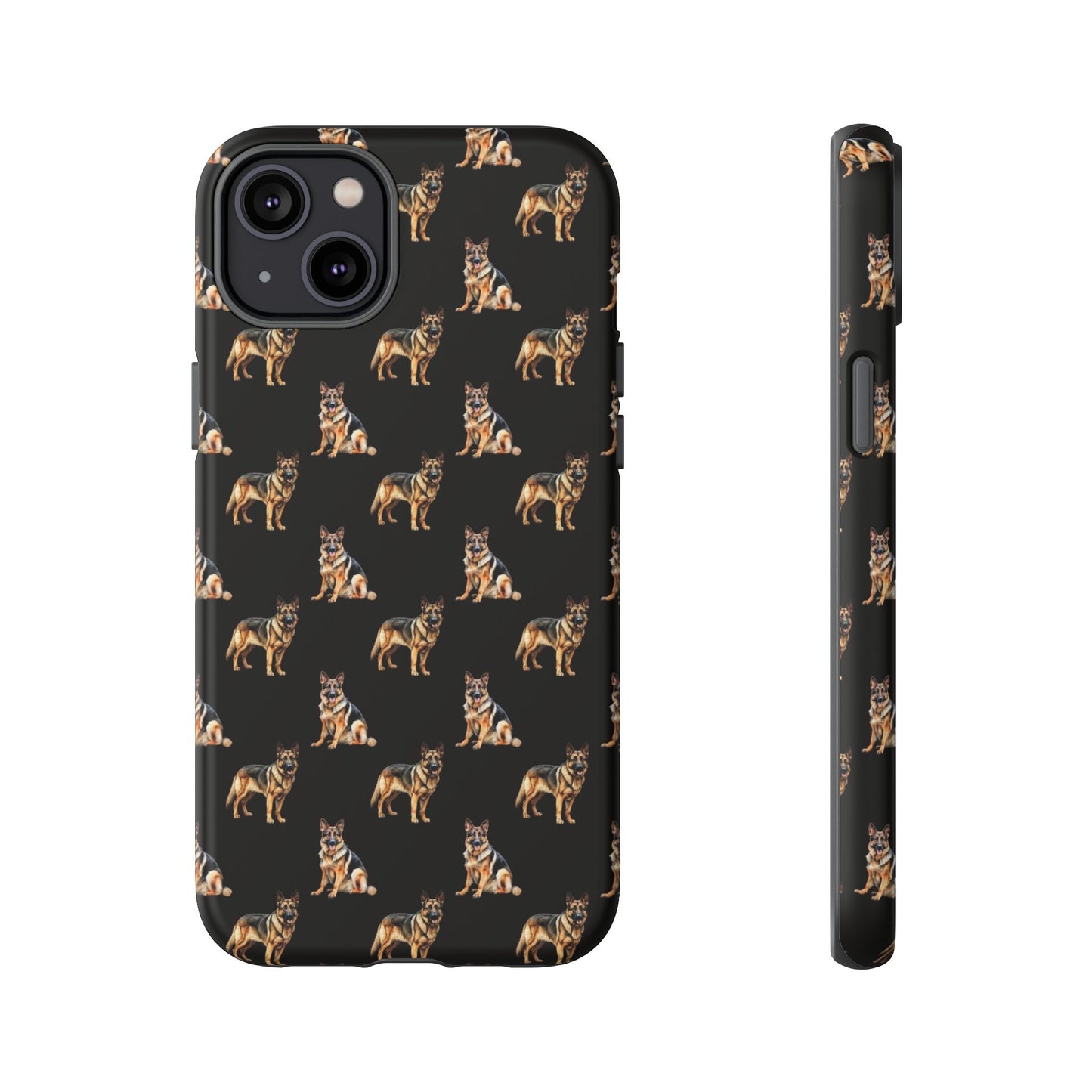 German Shepherd Phone Case Black