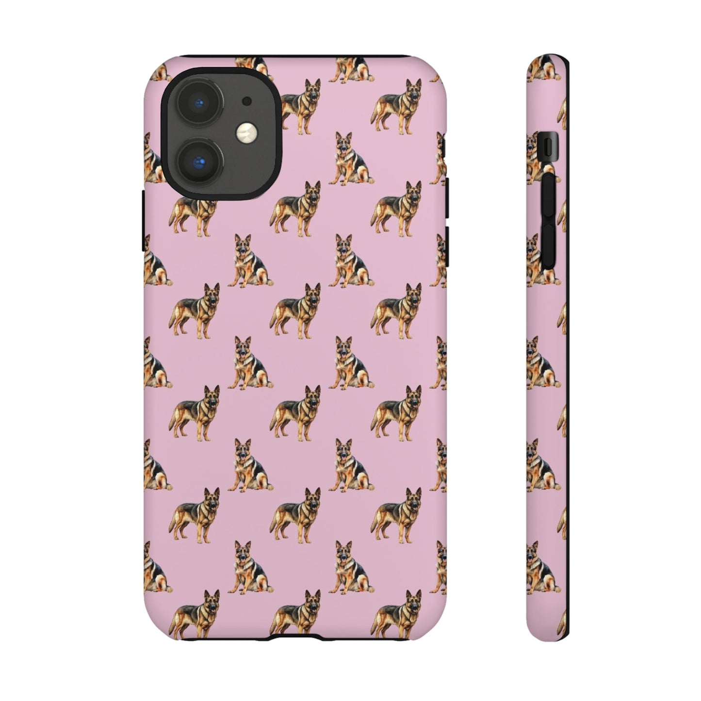 German Shepherd Phone Case Pink