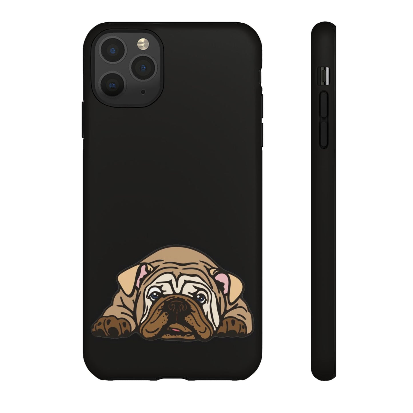 Bulldog Phone Case Black