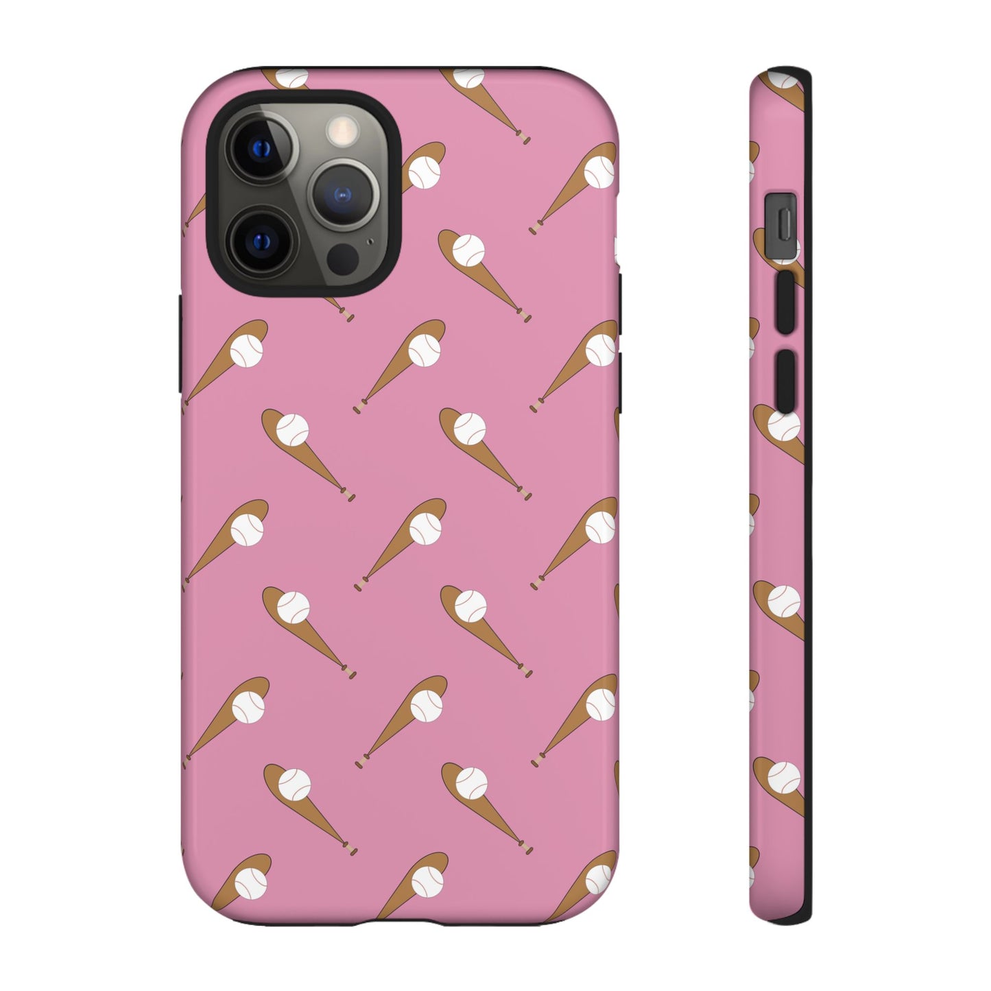 Baseball Phone Case Pink