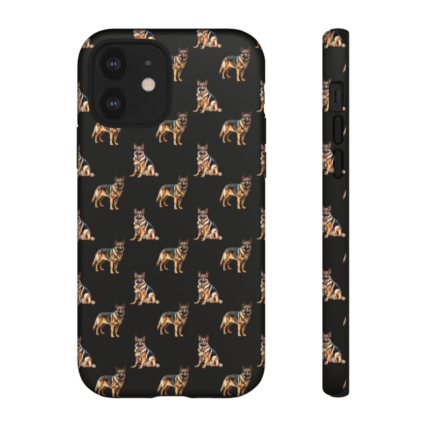 German Shepherd Phone Case Black