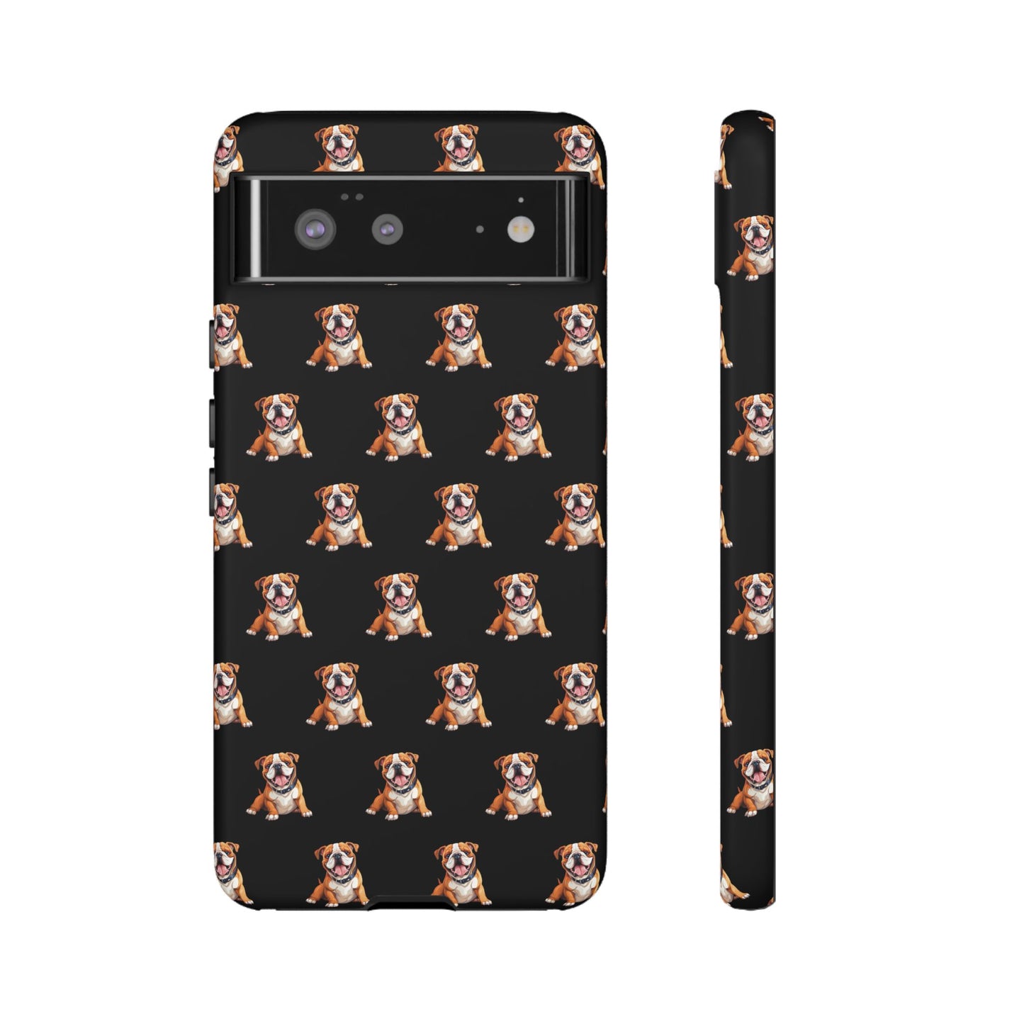 Bulldog Phone Case Black