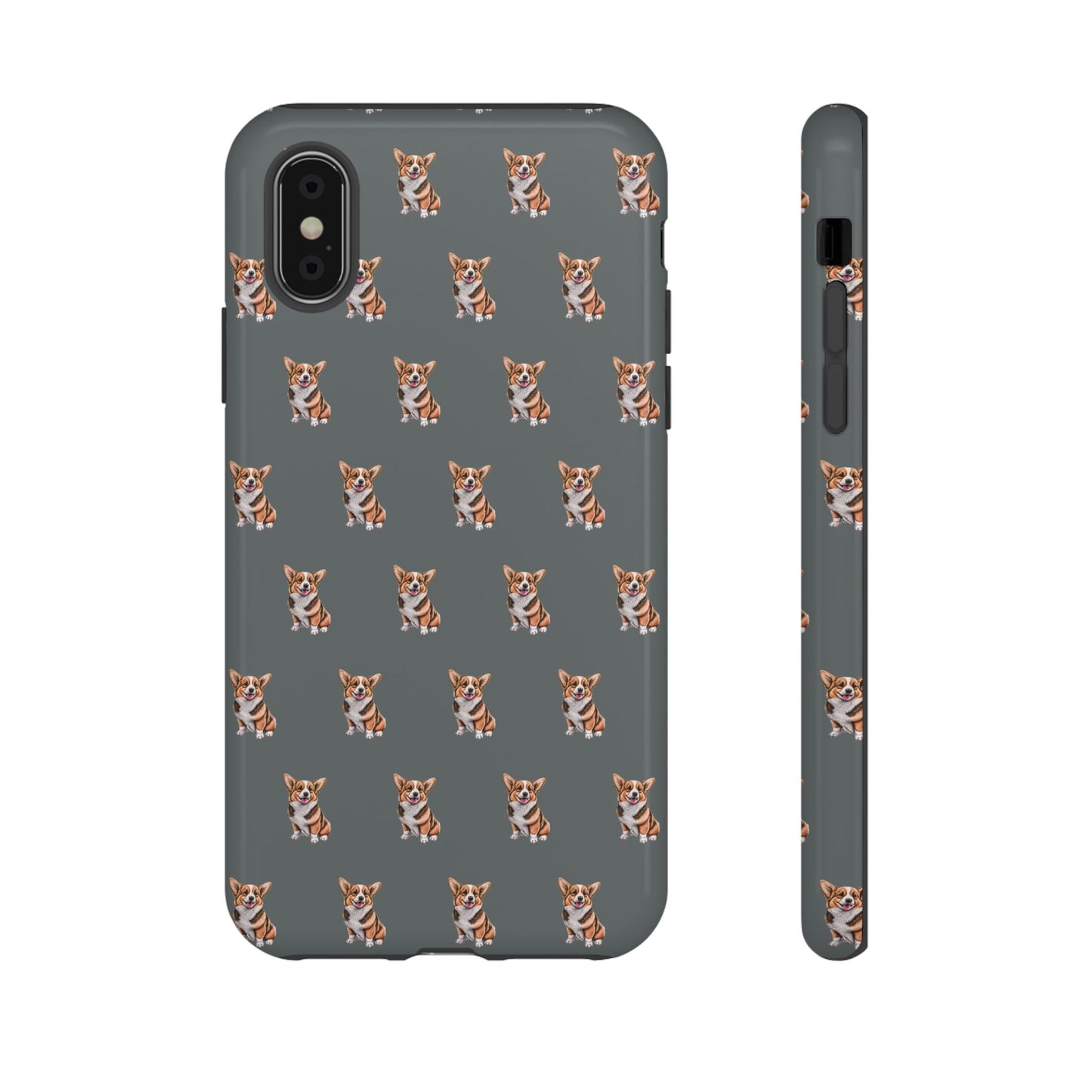 Corgi Phone Case Gray