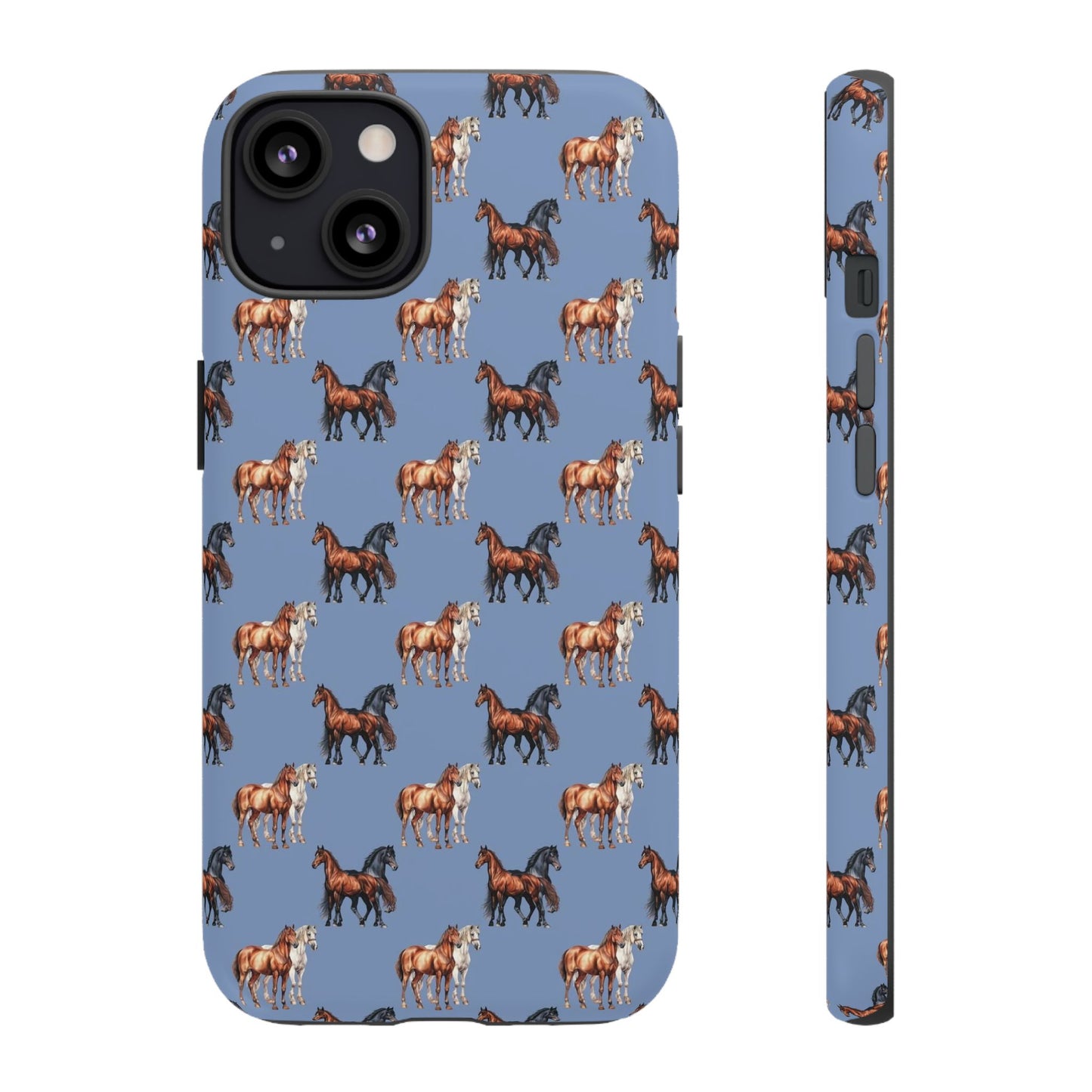 Horse Phone Case Blue