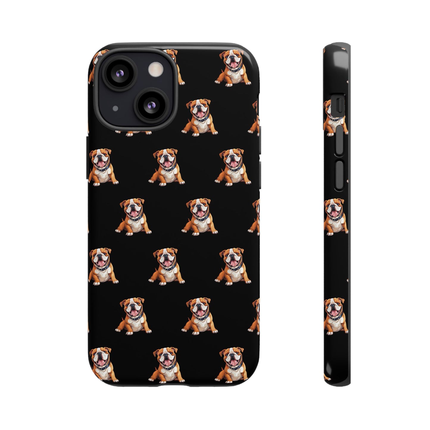 Bulldog Phone Case Black