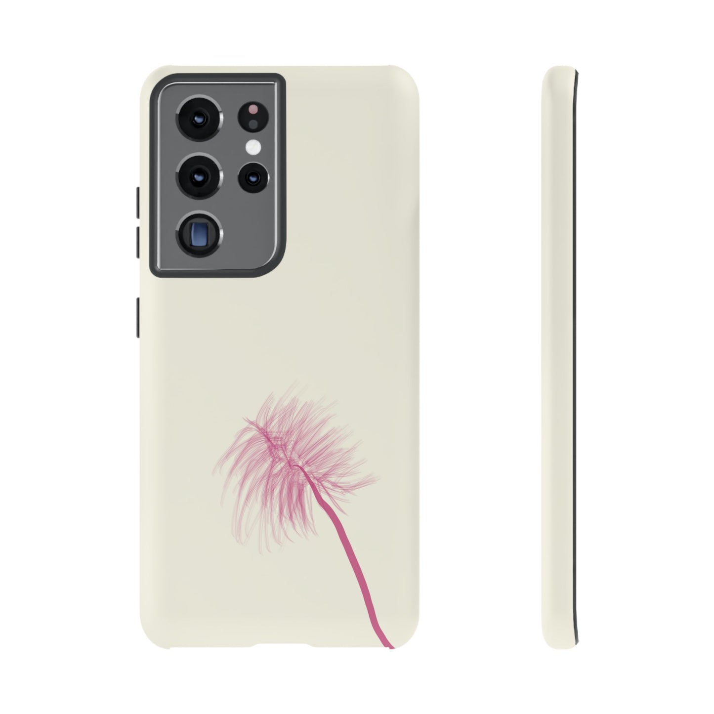 Dandelion Blowball Phone Case Cream