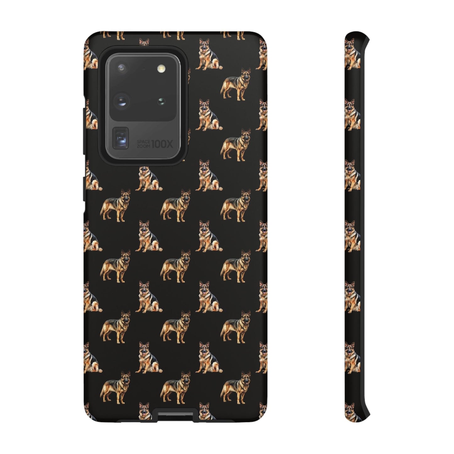 German Shepherd Phone Case Black