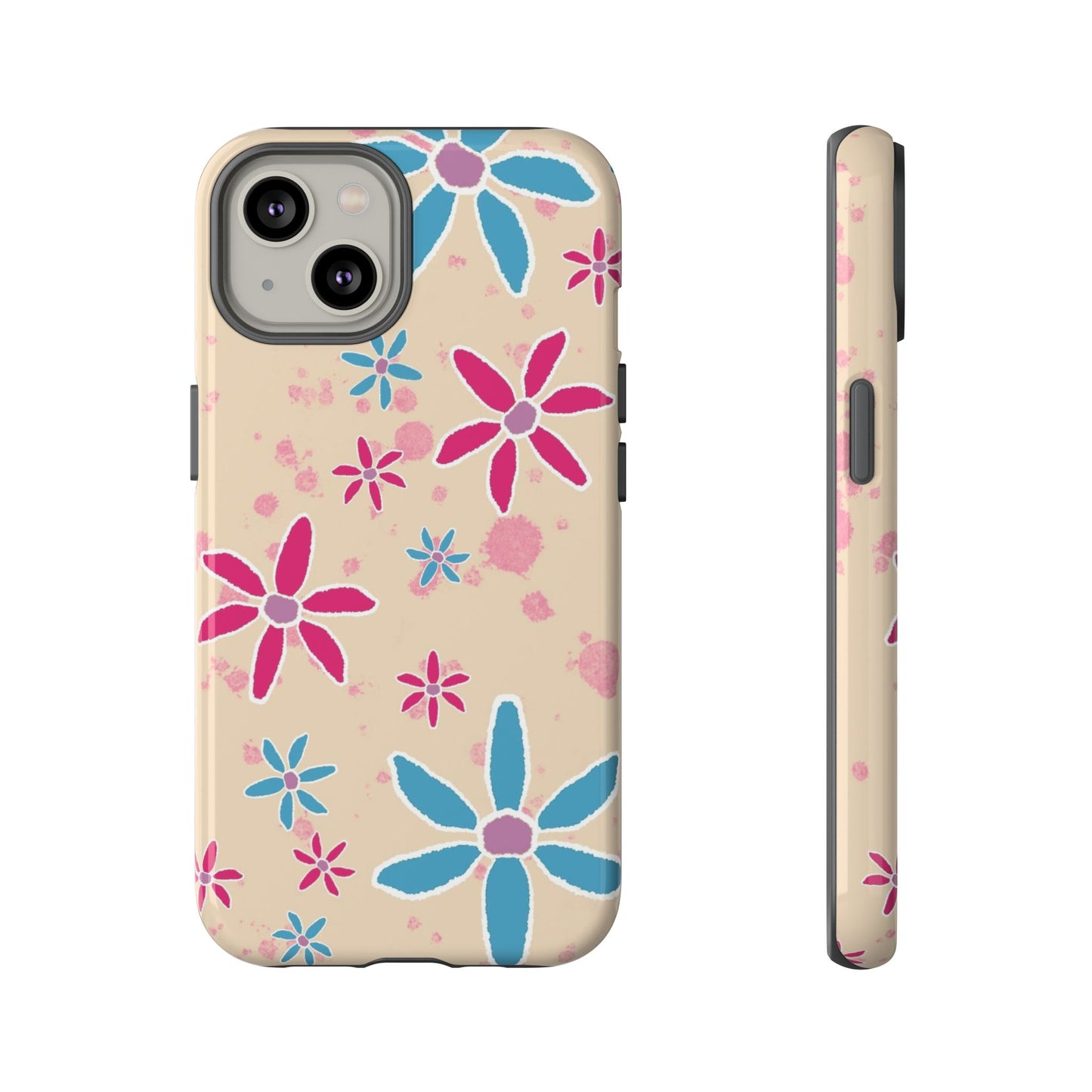 Flower Phone Case Cream