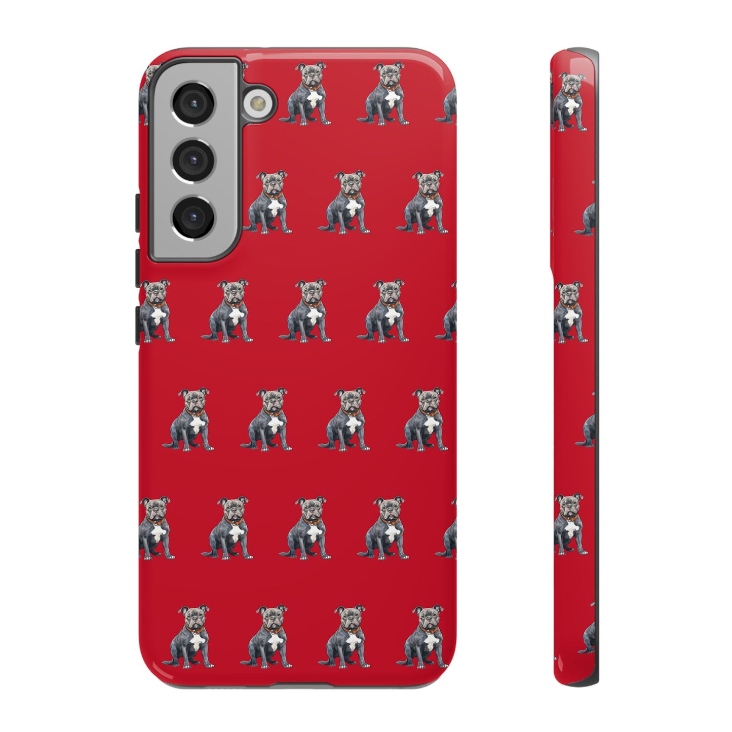 Pitbull Phone Case Red