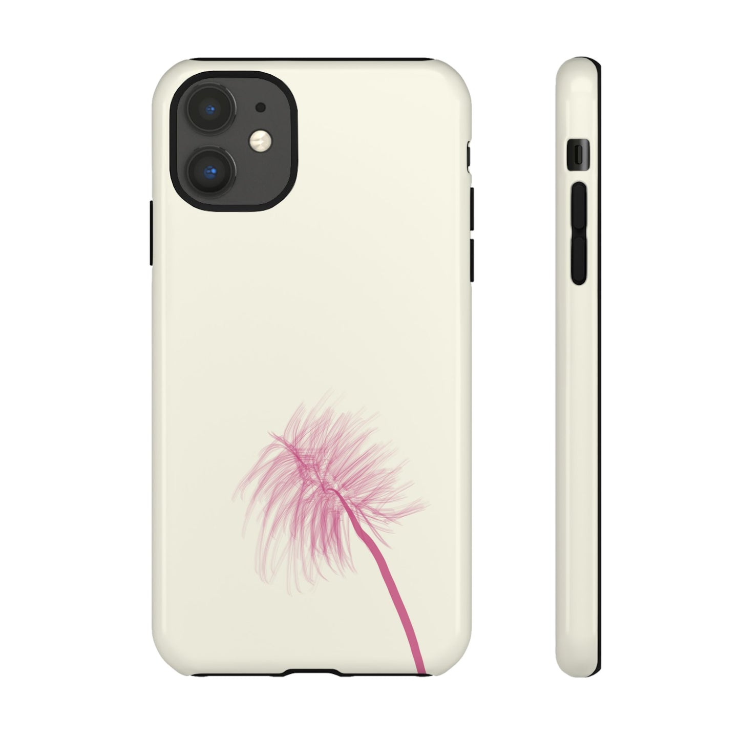 Dandelion Blowball Phone Case Cream