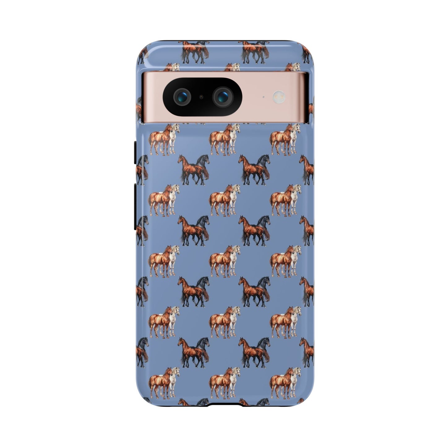 Horse Phone Case Blue