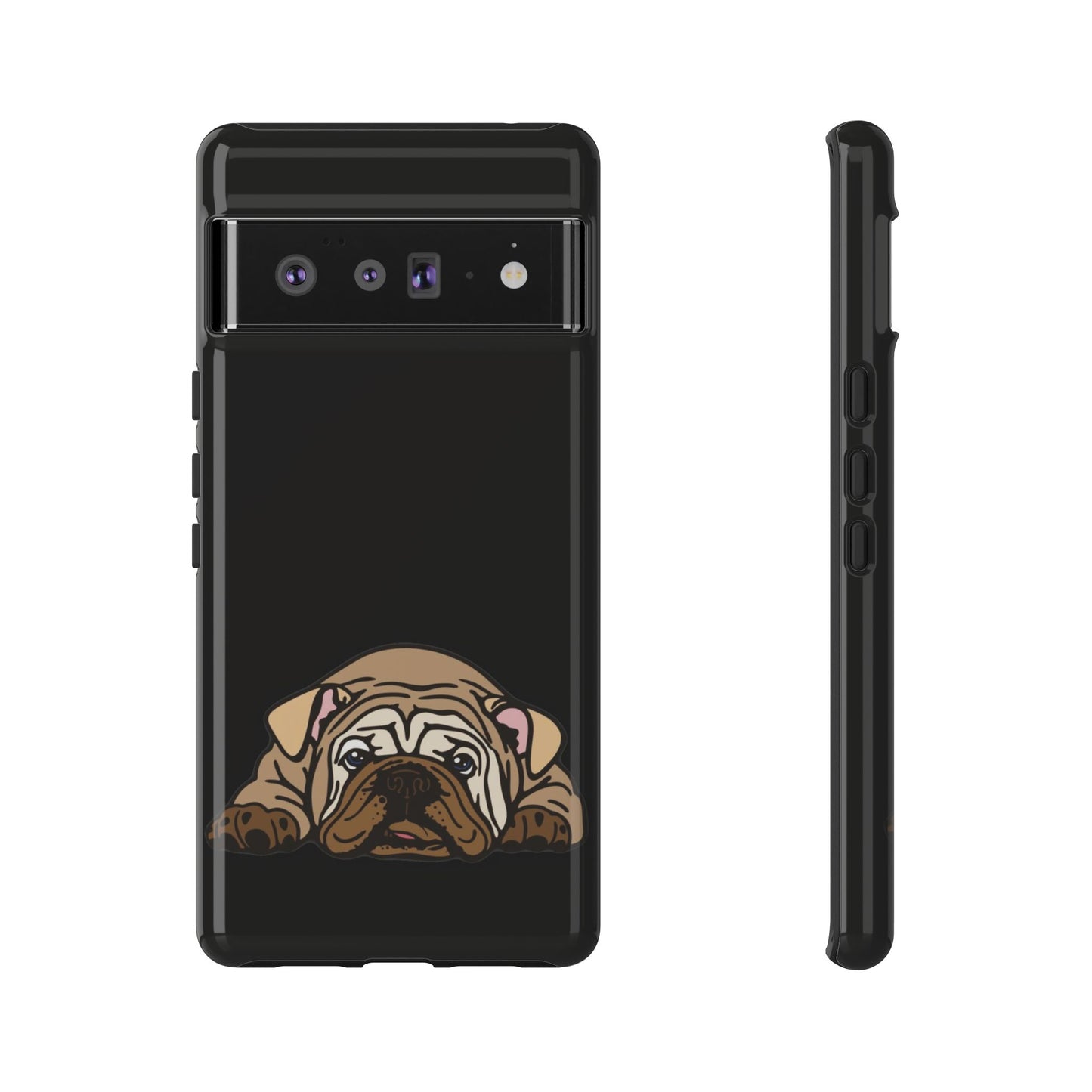 Bulldog Phone Case Black