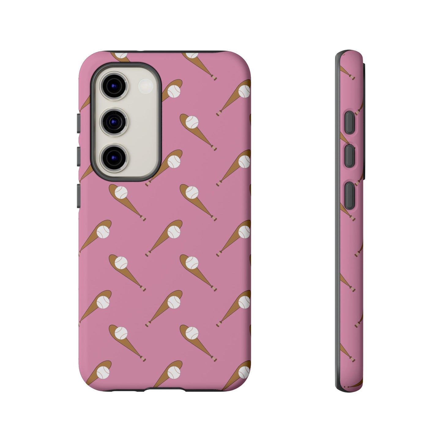 Baseball Phone Case Pink