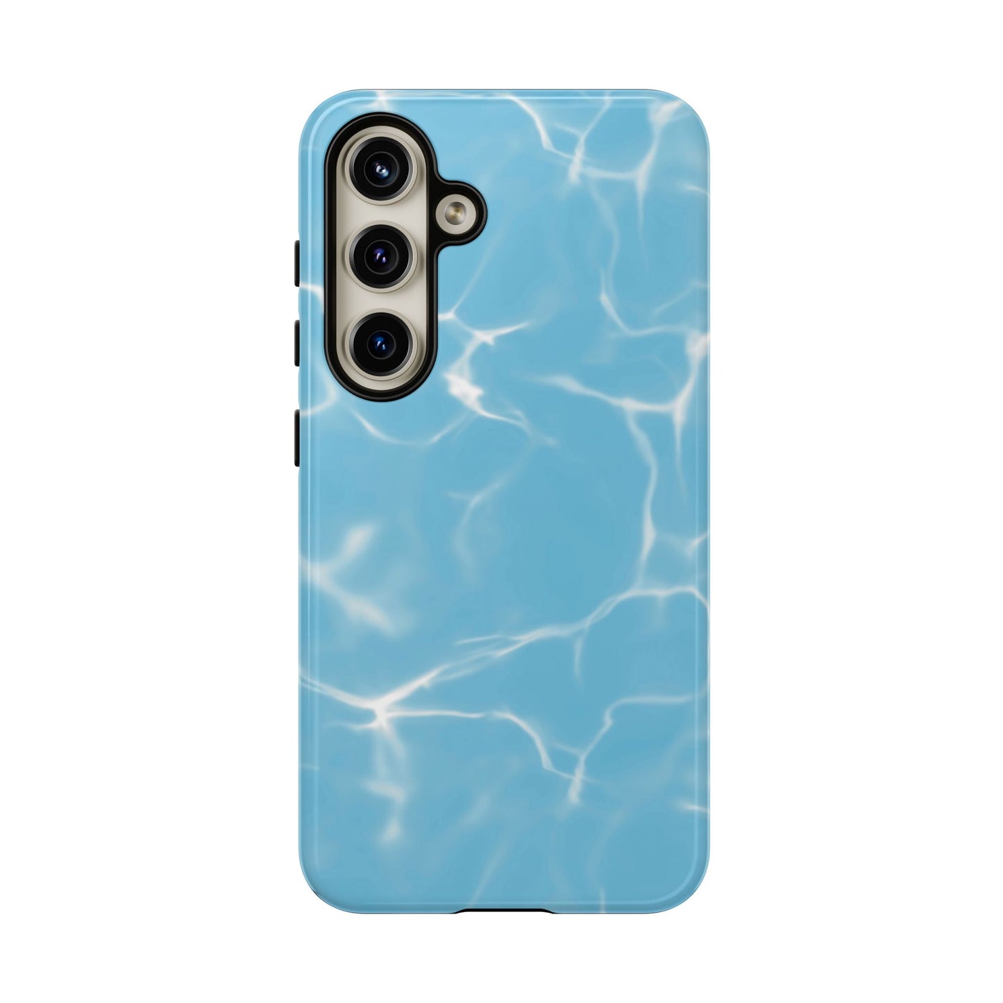 Marble Phone Case Light Blue