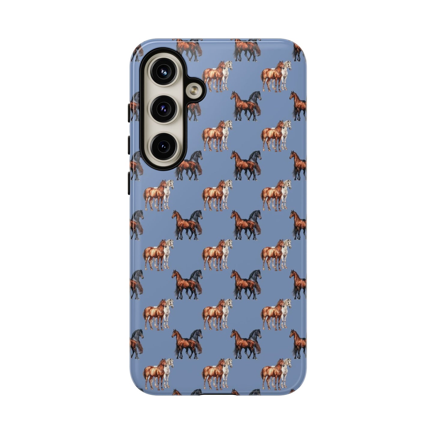 Horse Phone Case Blue