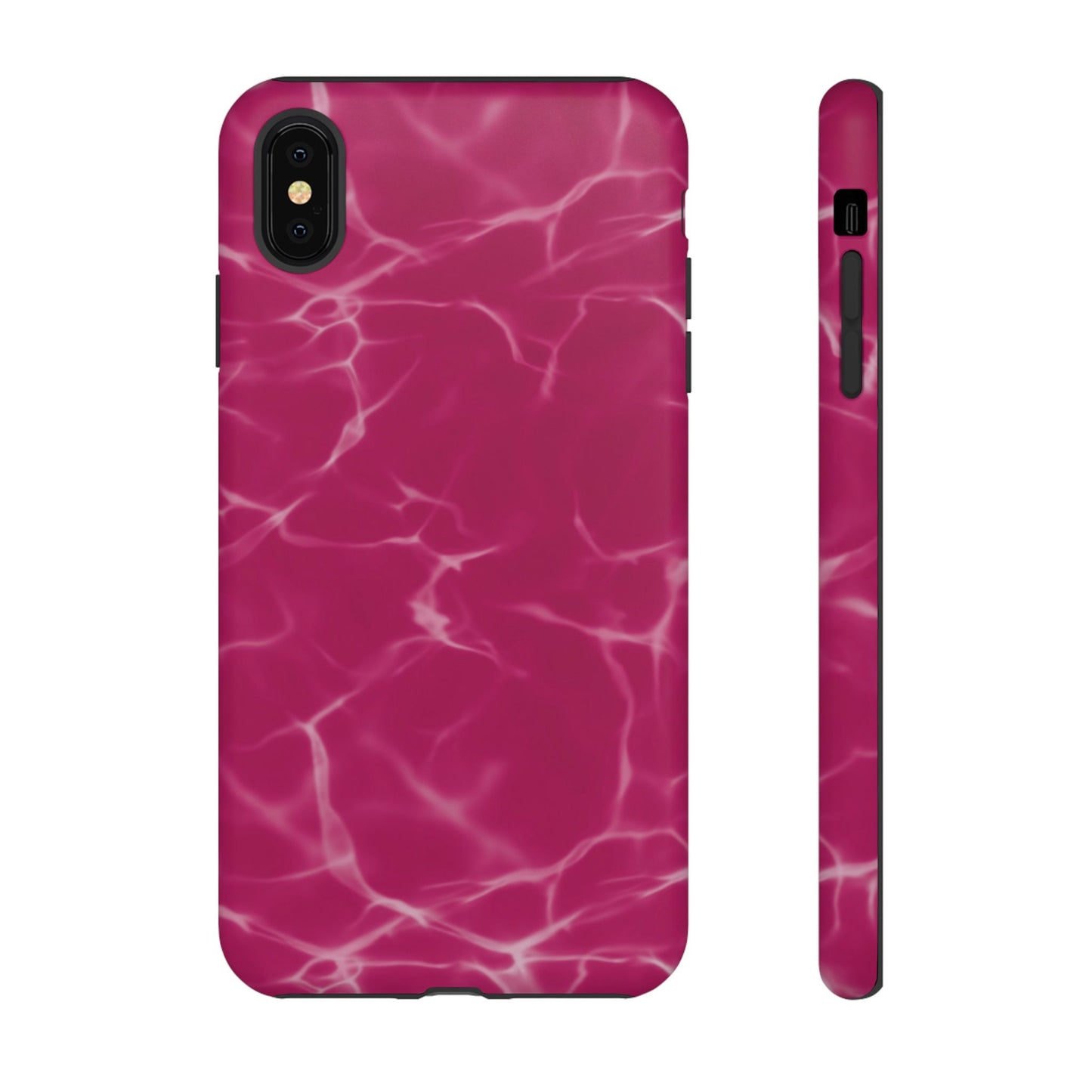 Marble Print Phone Case Berry