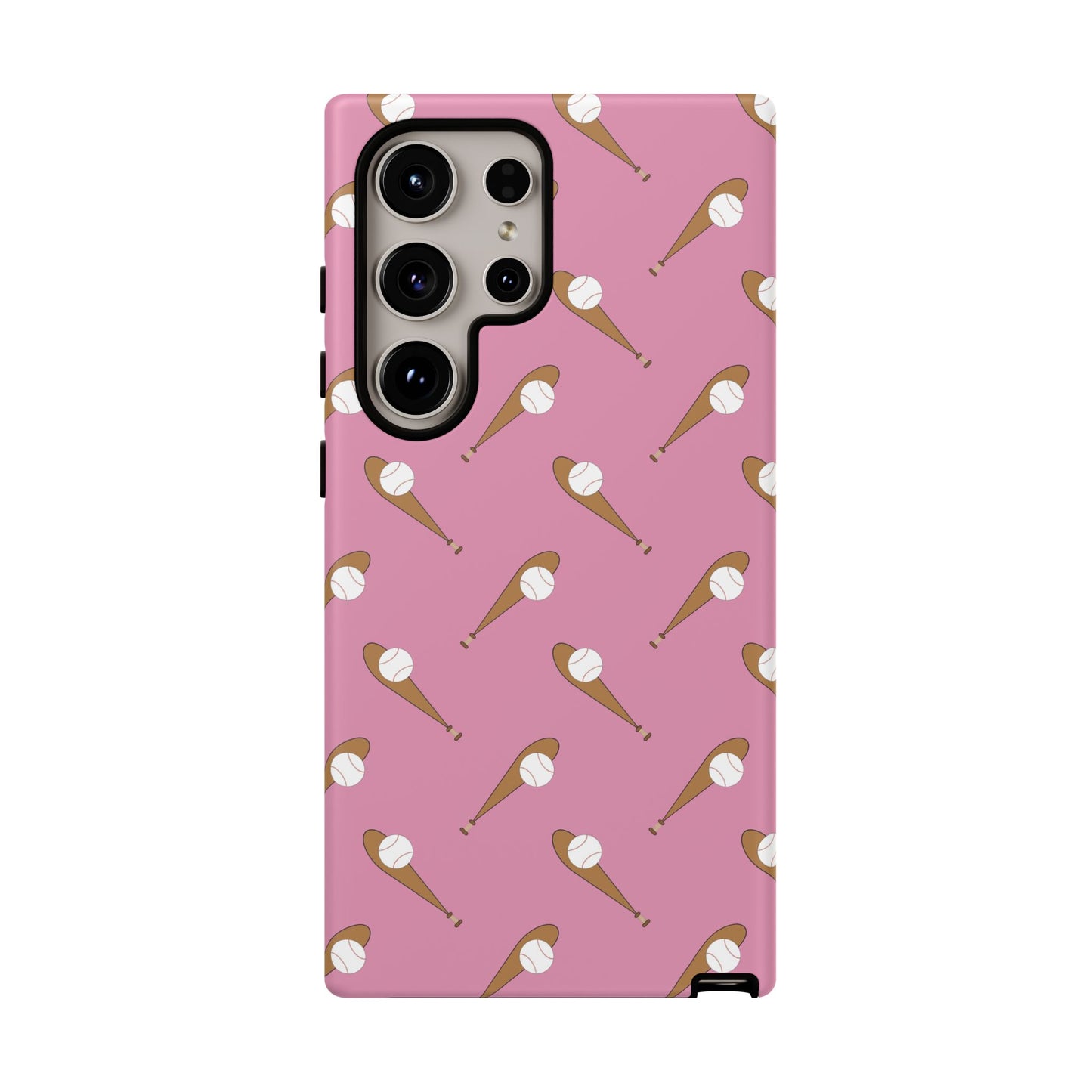 Baseball Phone Case Pink