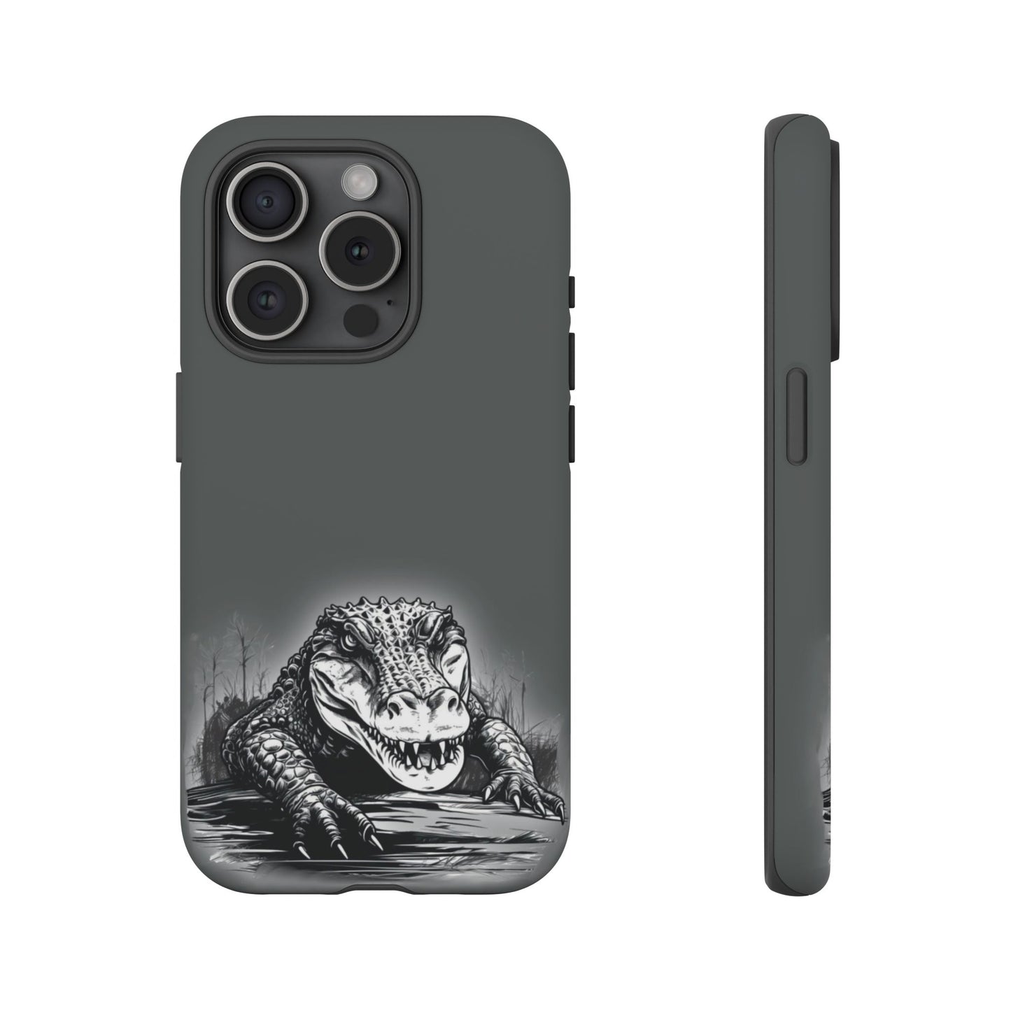 Gator Phone Case Gray