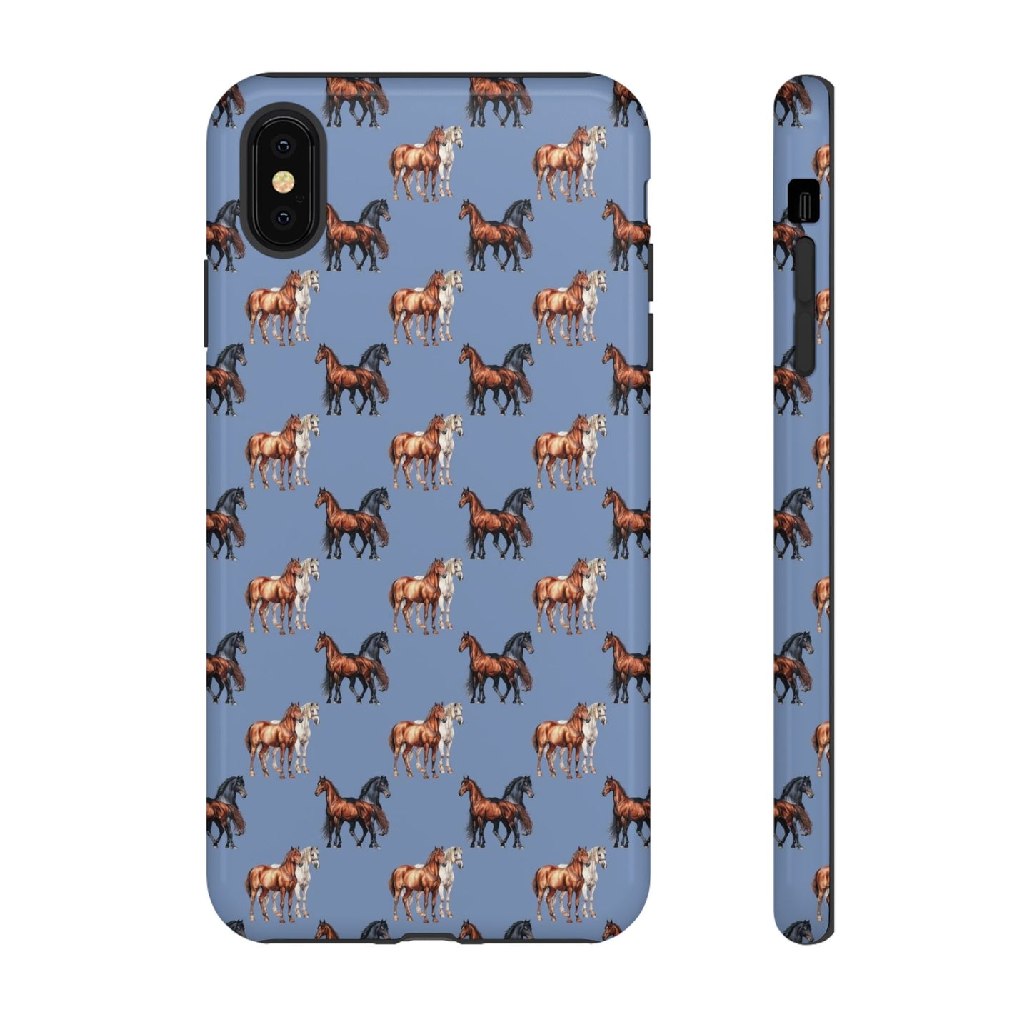 Horse Phone Case Blue