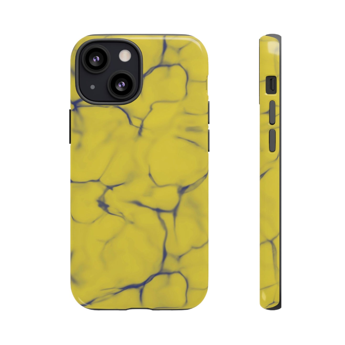 Marble Phone Case Yellow