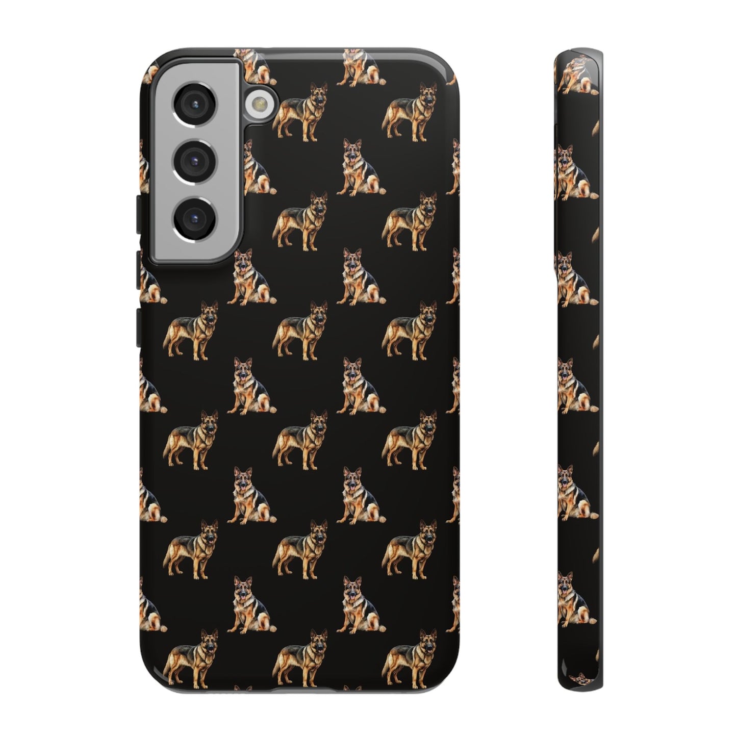 German Shepherd Phone Case Black