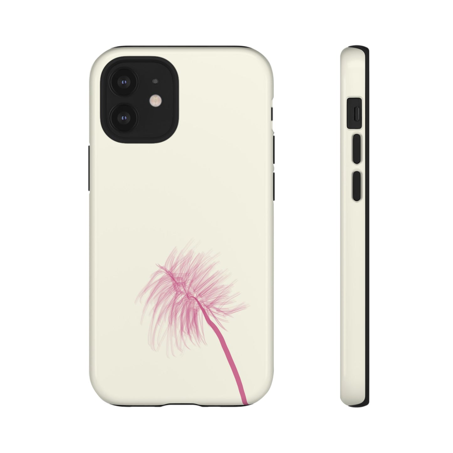 Dandelion Blowball Phone Case Cream