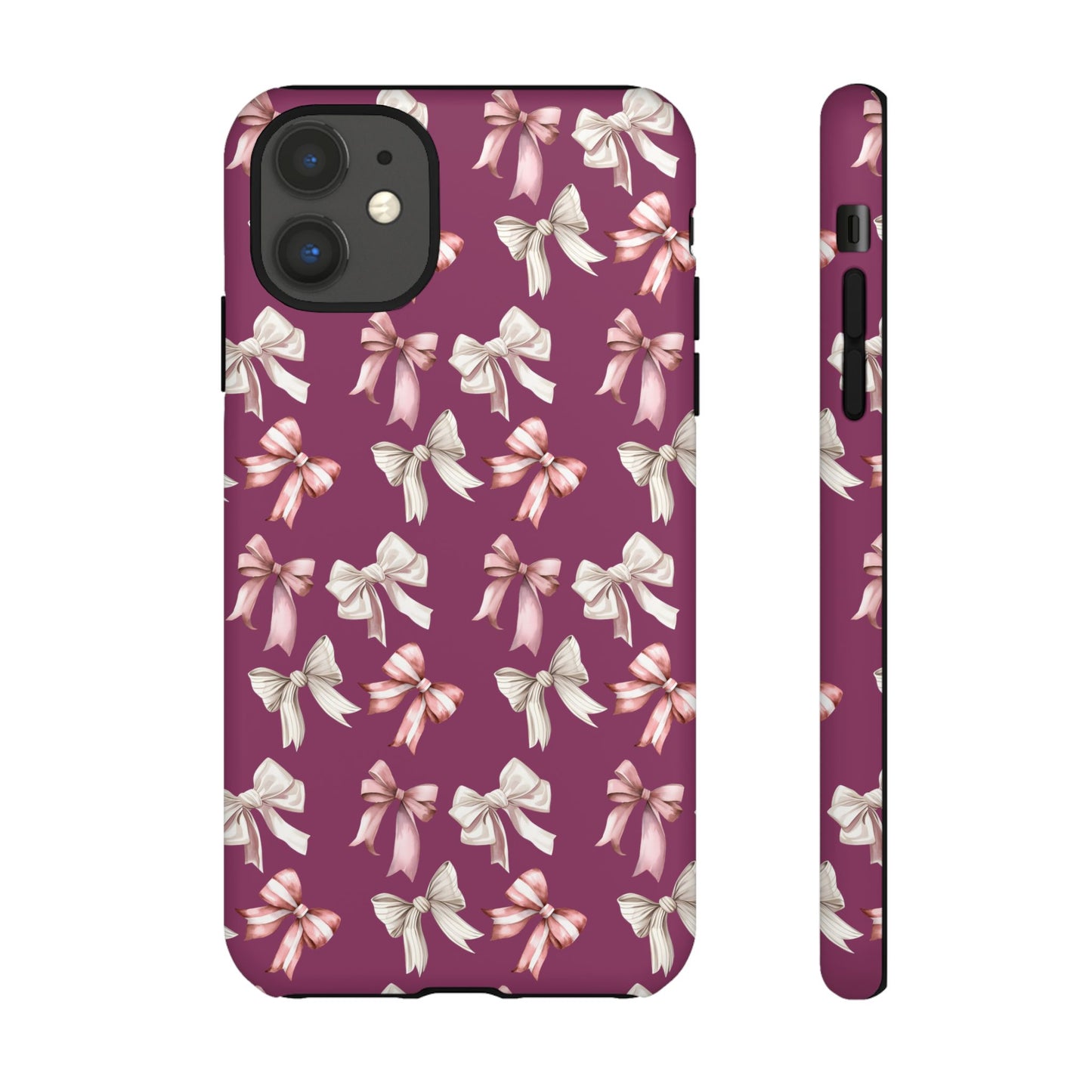 Bow Phone Case Berry