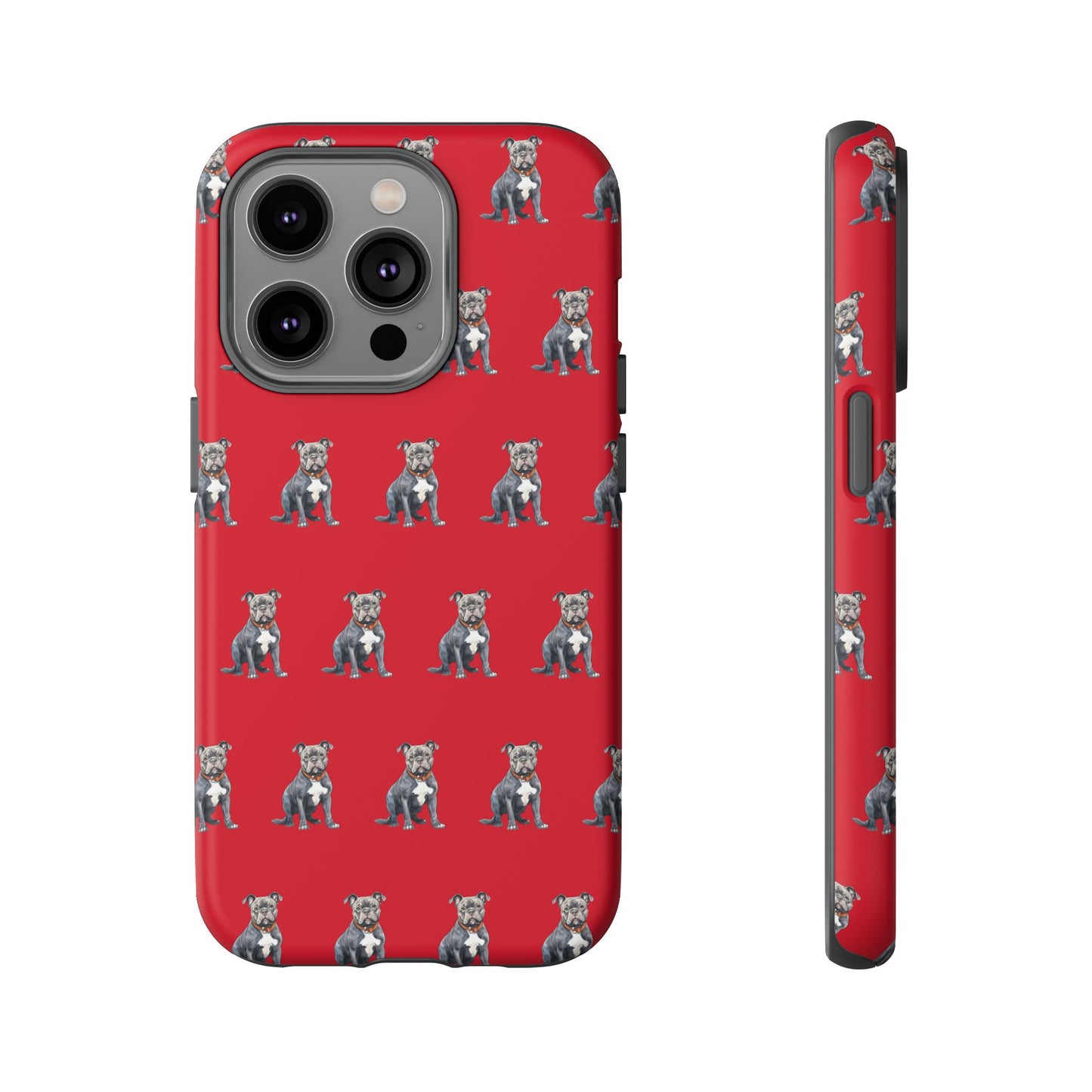 Pitbull Phone Case Red