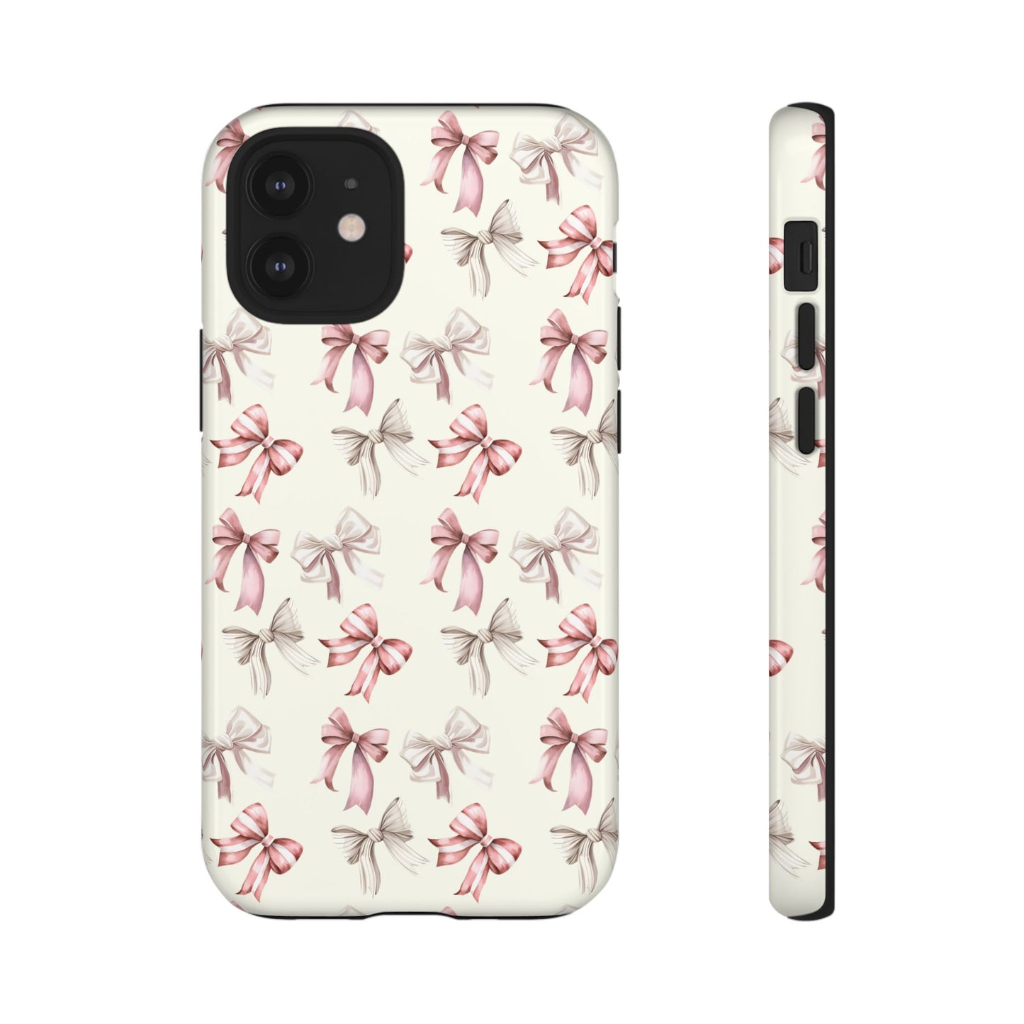 Bow Phone Case Cream