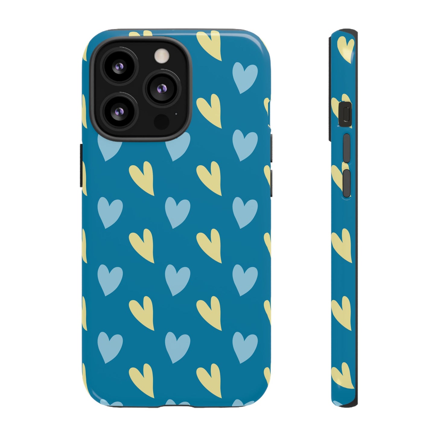 Heart Phone Case Blue