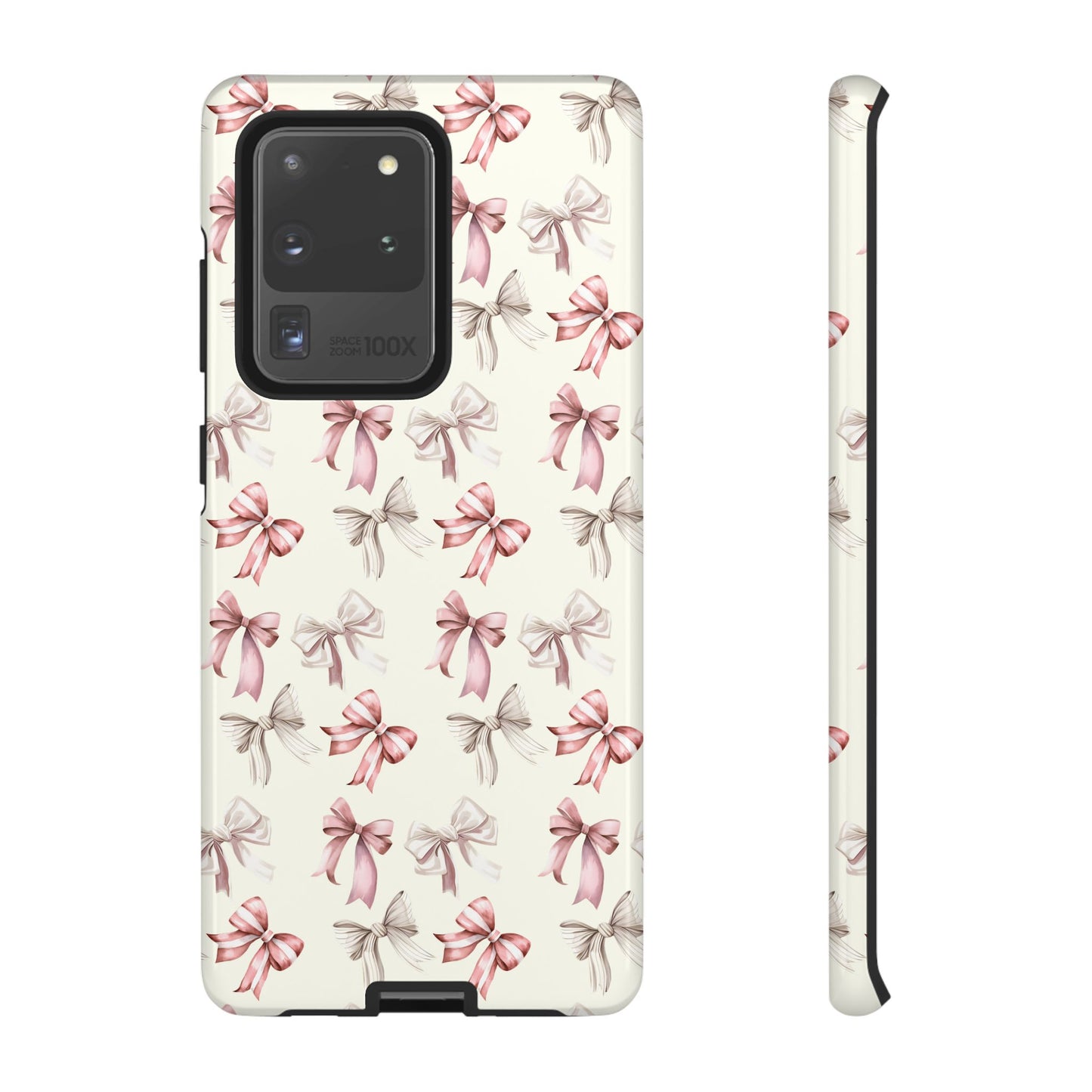 Bow Phone Case Cream