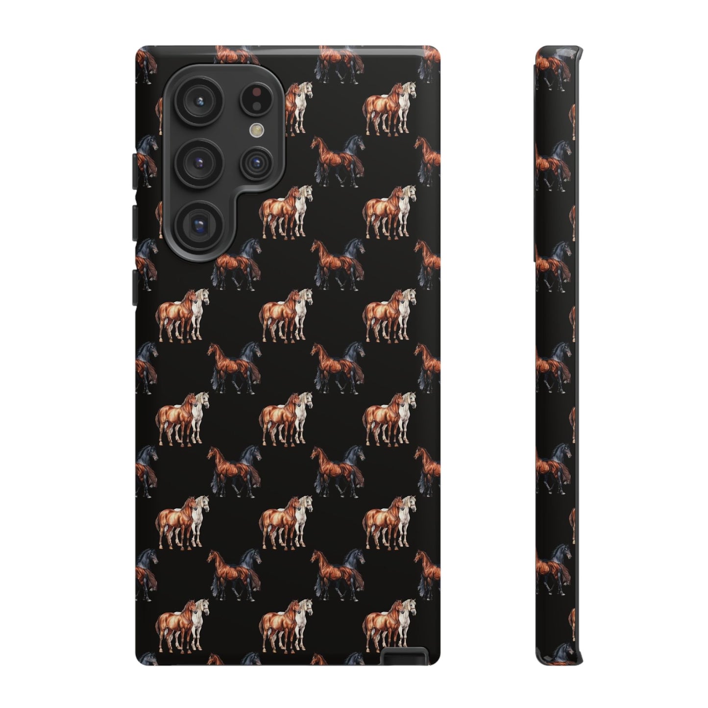 Horse Phone Case Black