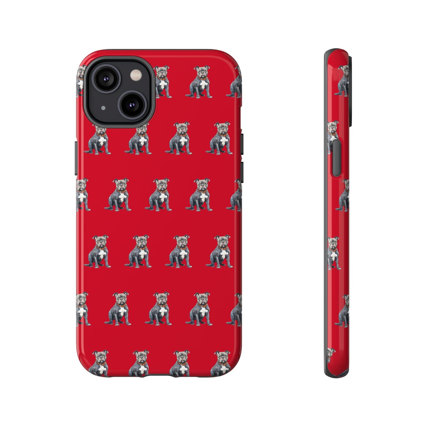 Pitbull Phone Case Red