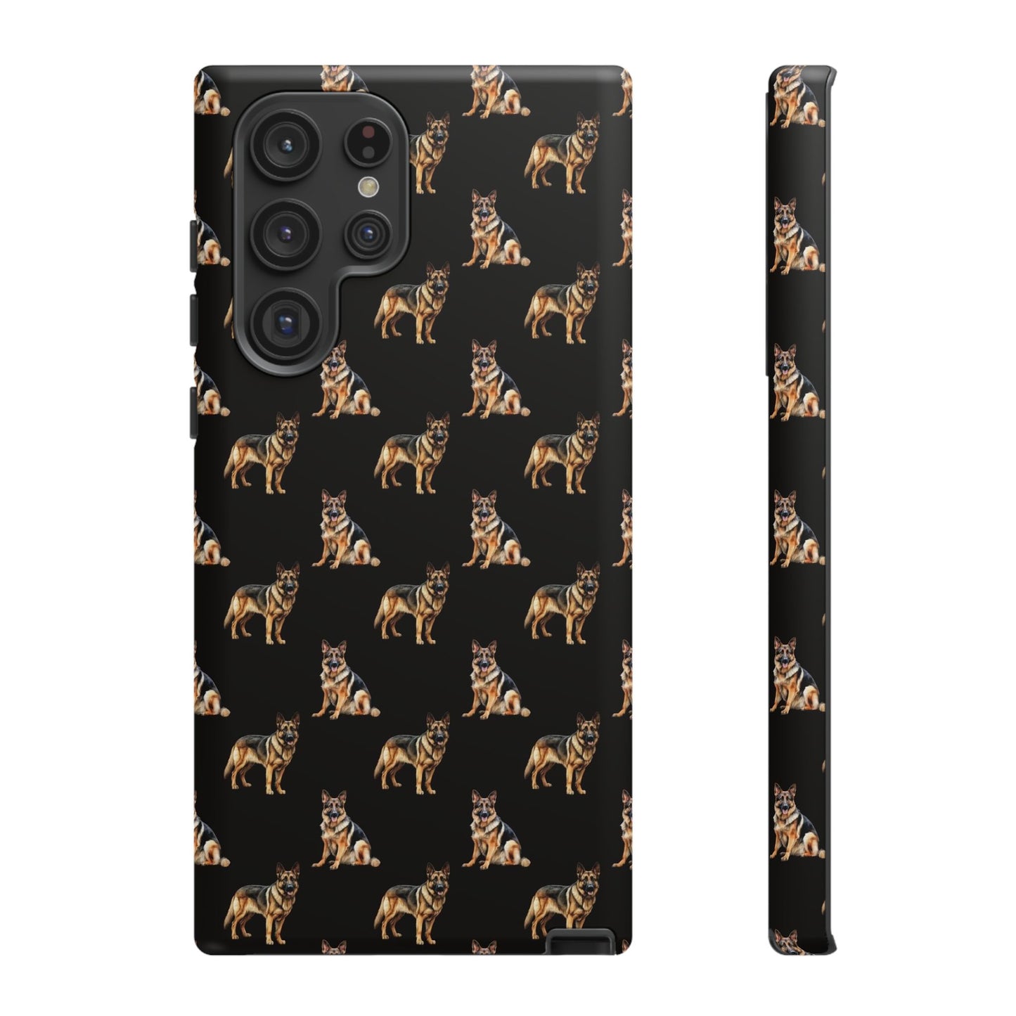 German Shepherd Phone Case Black