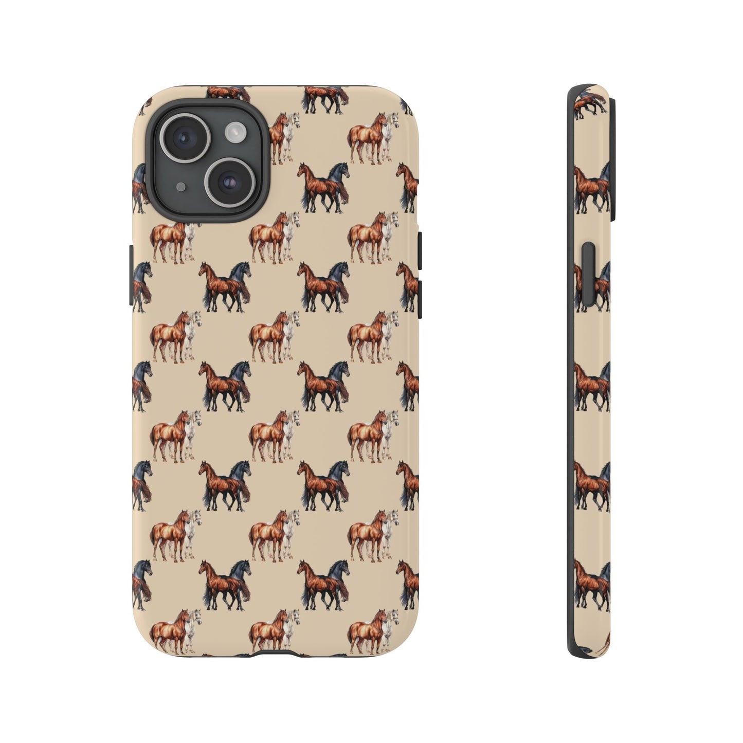 Horse Phone Case Cream