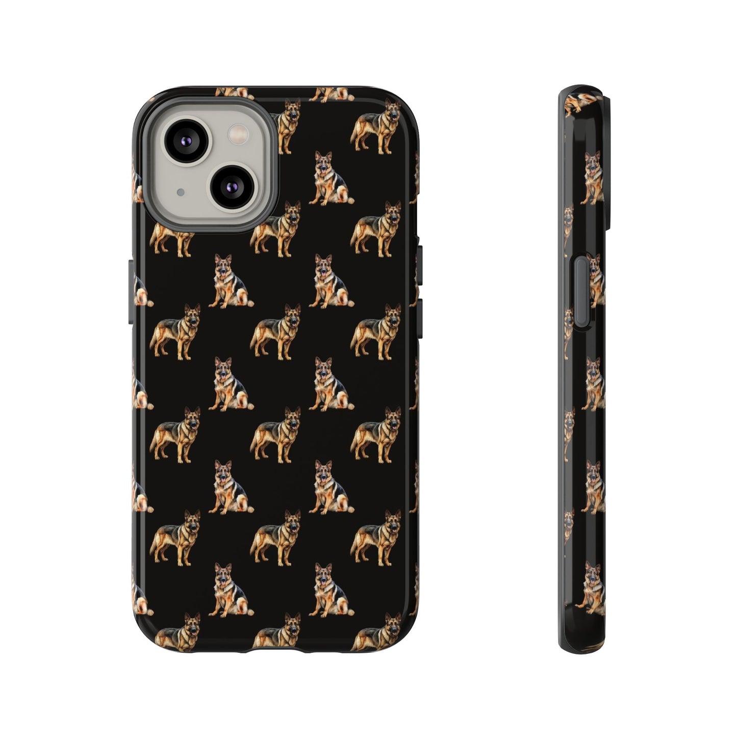 German Shepherd Phone Case Black