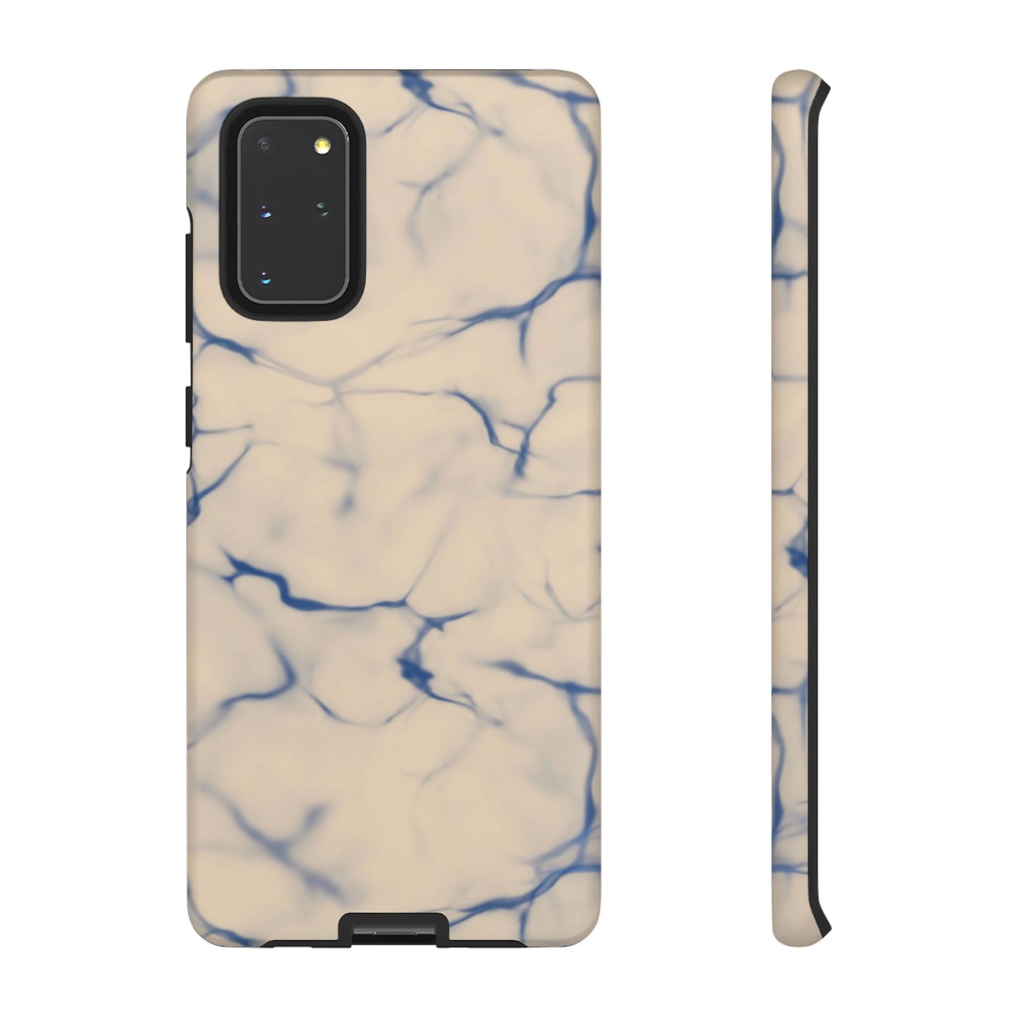 Marble Phone Case Cream Blue