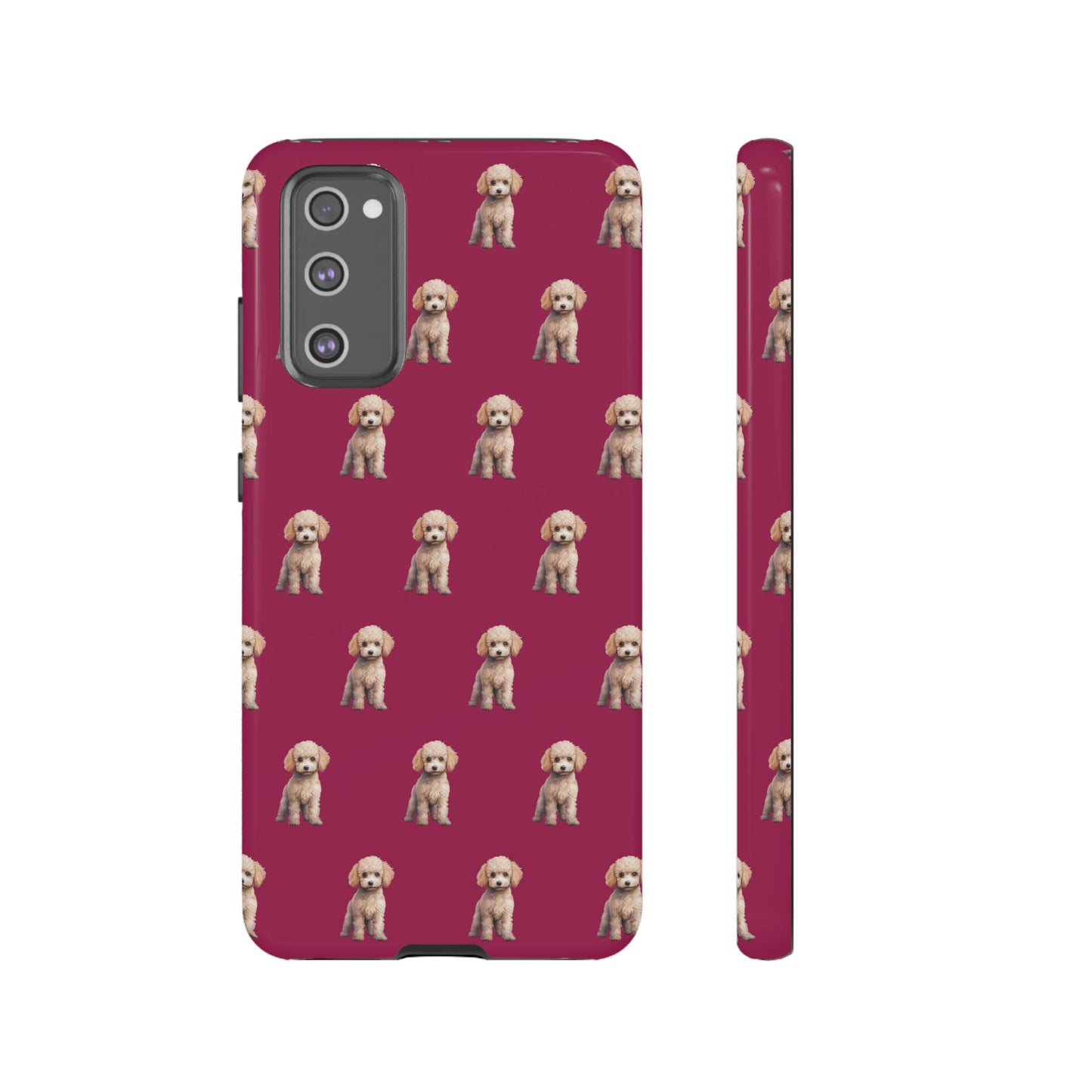 Poodle Phone Case Berry