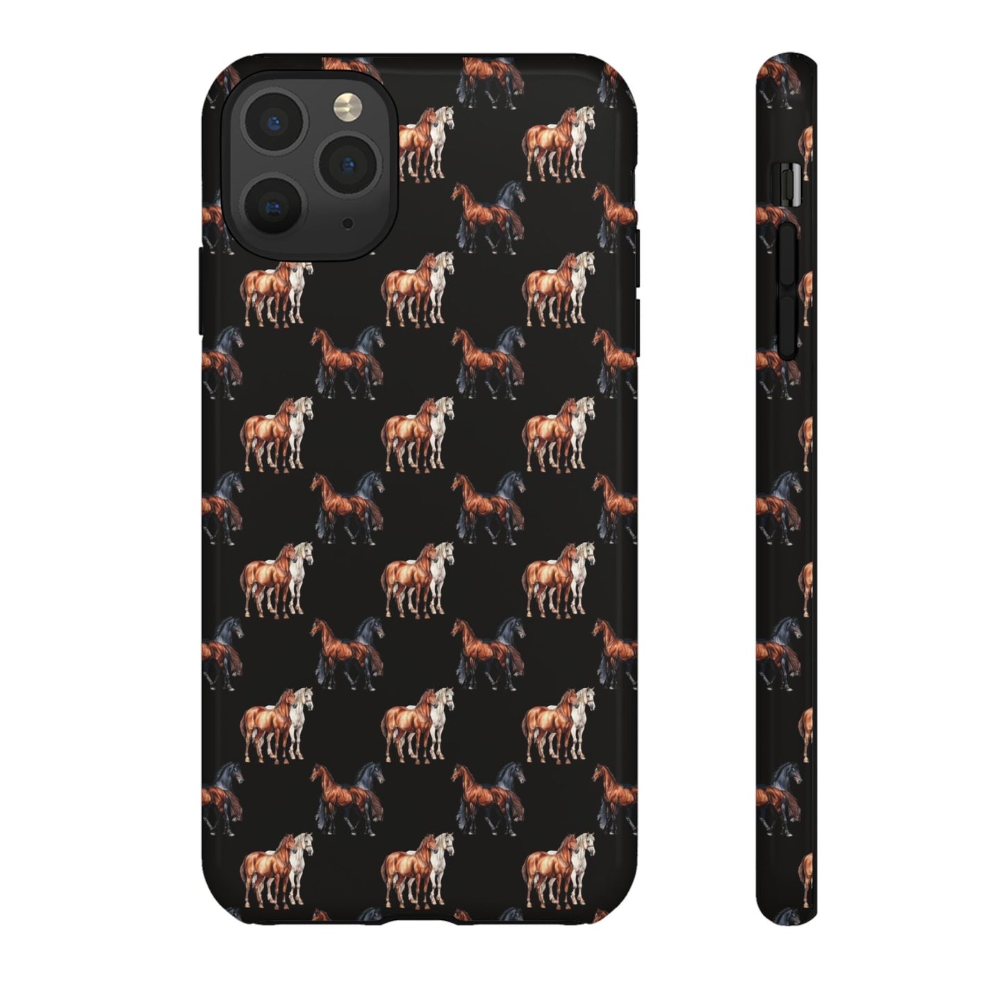 Horse Phone Case Black