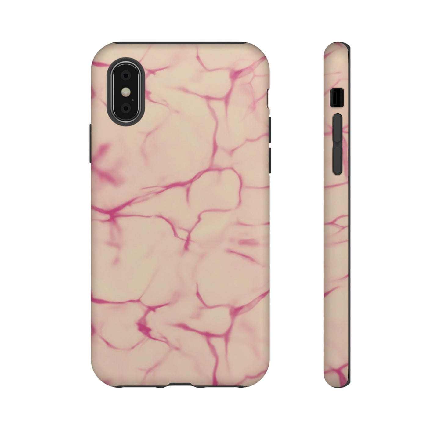 Marble Phone Case Cream Pink